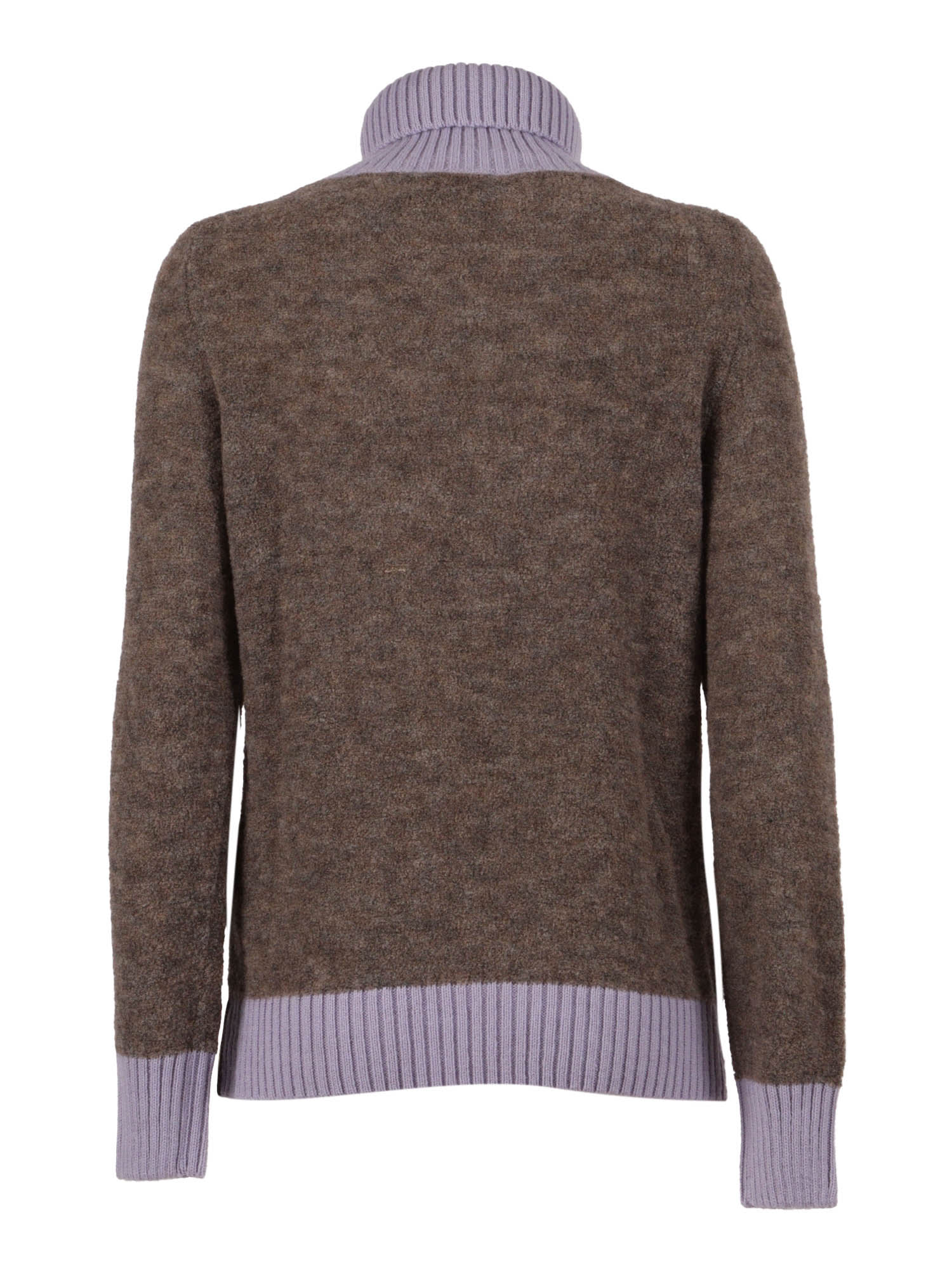 K-way Grazay Turtleneck Sweater In Brown