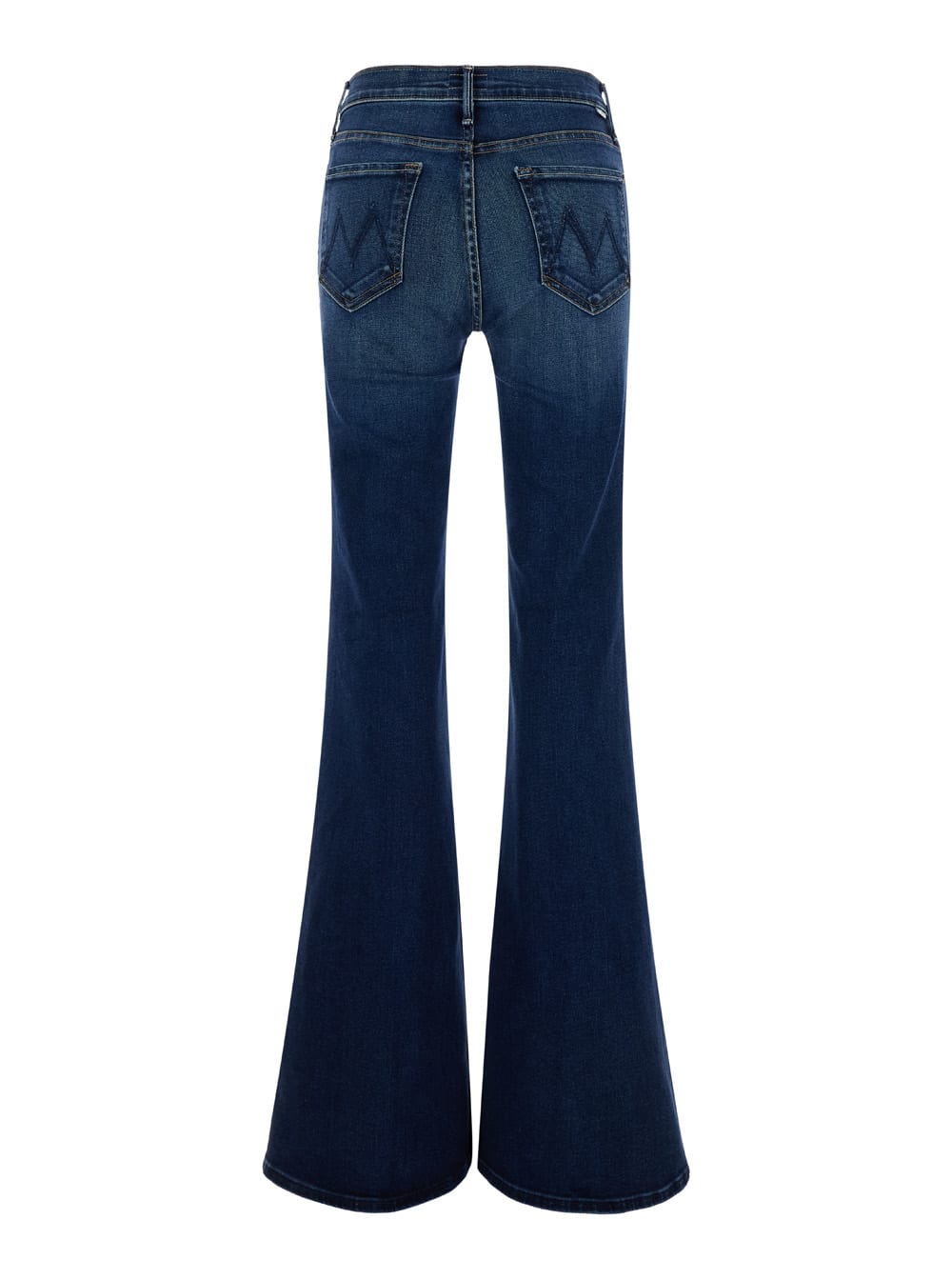 Shop Mother The Doozy Blue Flared Jeans In Denim Woman