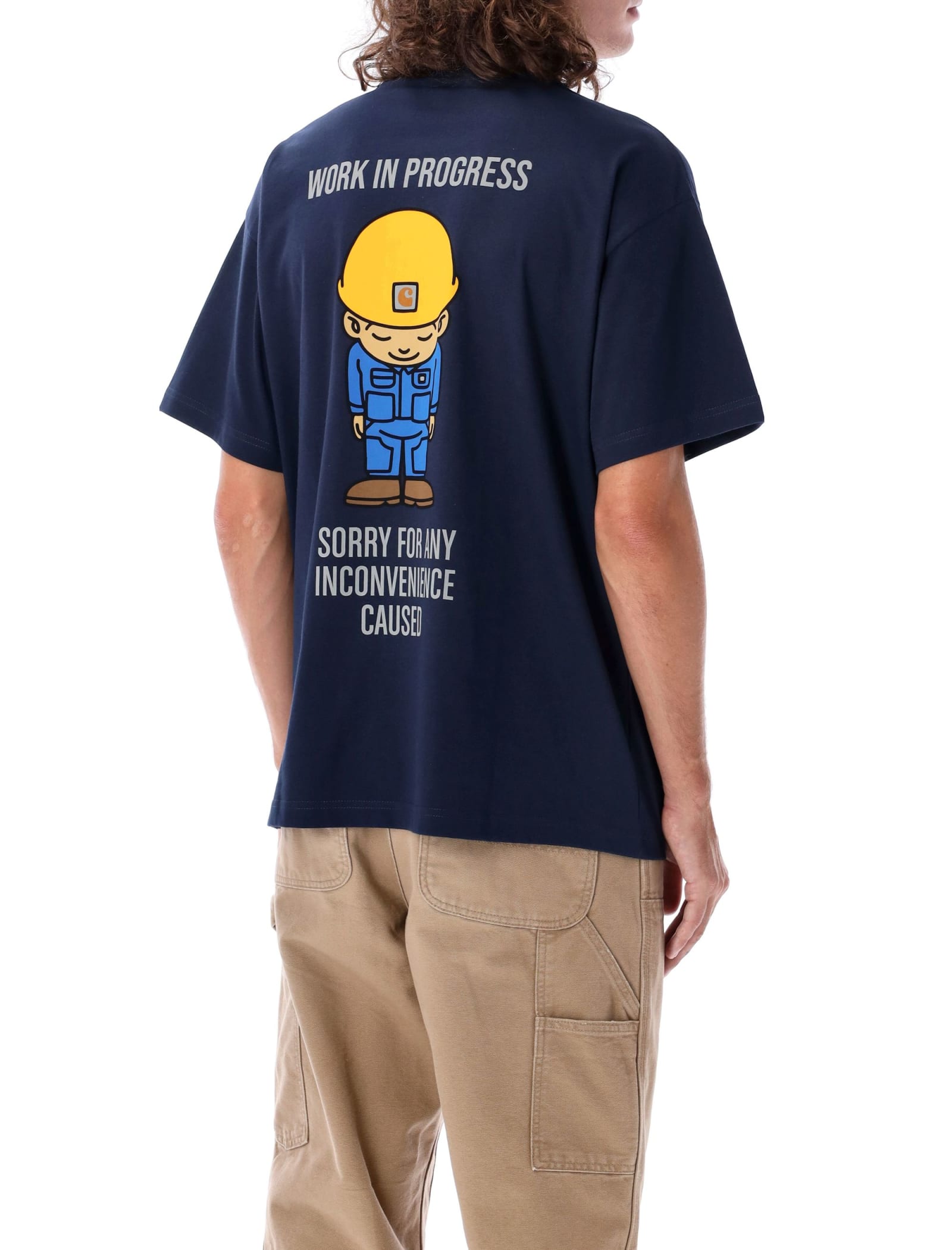 Shop Carhartt Sumimasen T-shirt In Air Force Blue