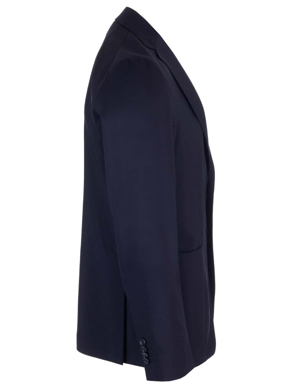 Shop Tagliatore Montecarlo Jacket In Blue