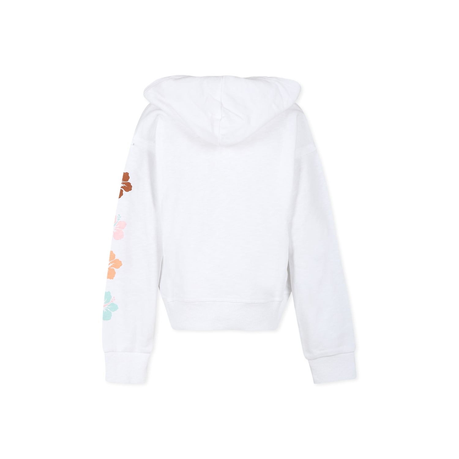 Shop Levi's White Sweatshirt For Girl With Logo In Ivory