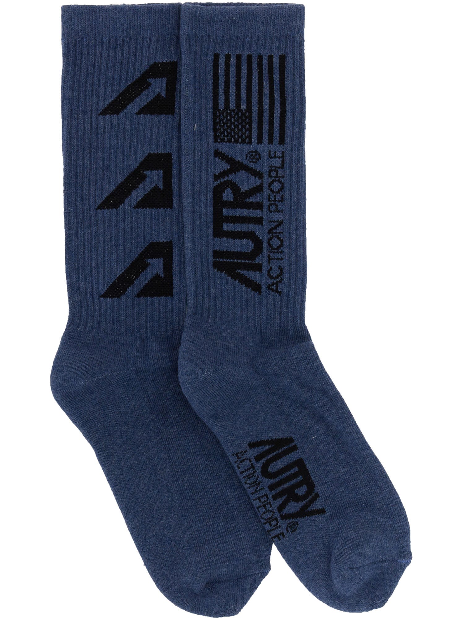 Autry Jaquard Logo Socks