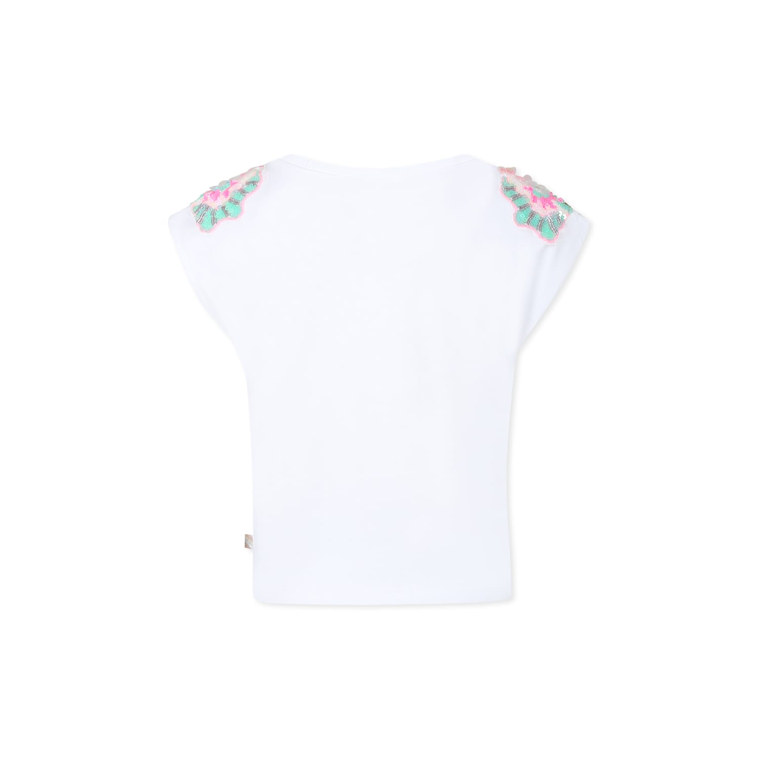 Billieblush Sequin-embellished T-shirt In White