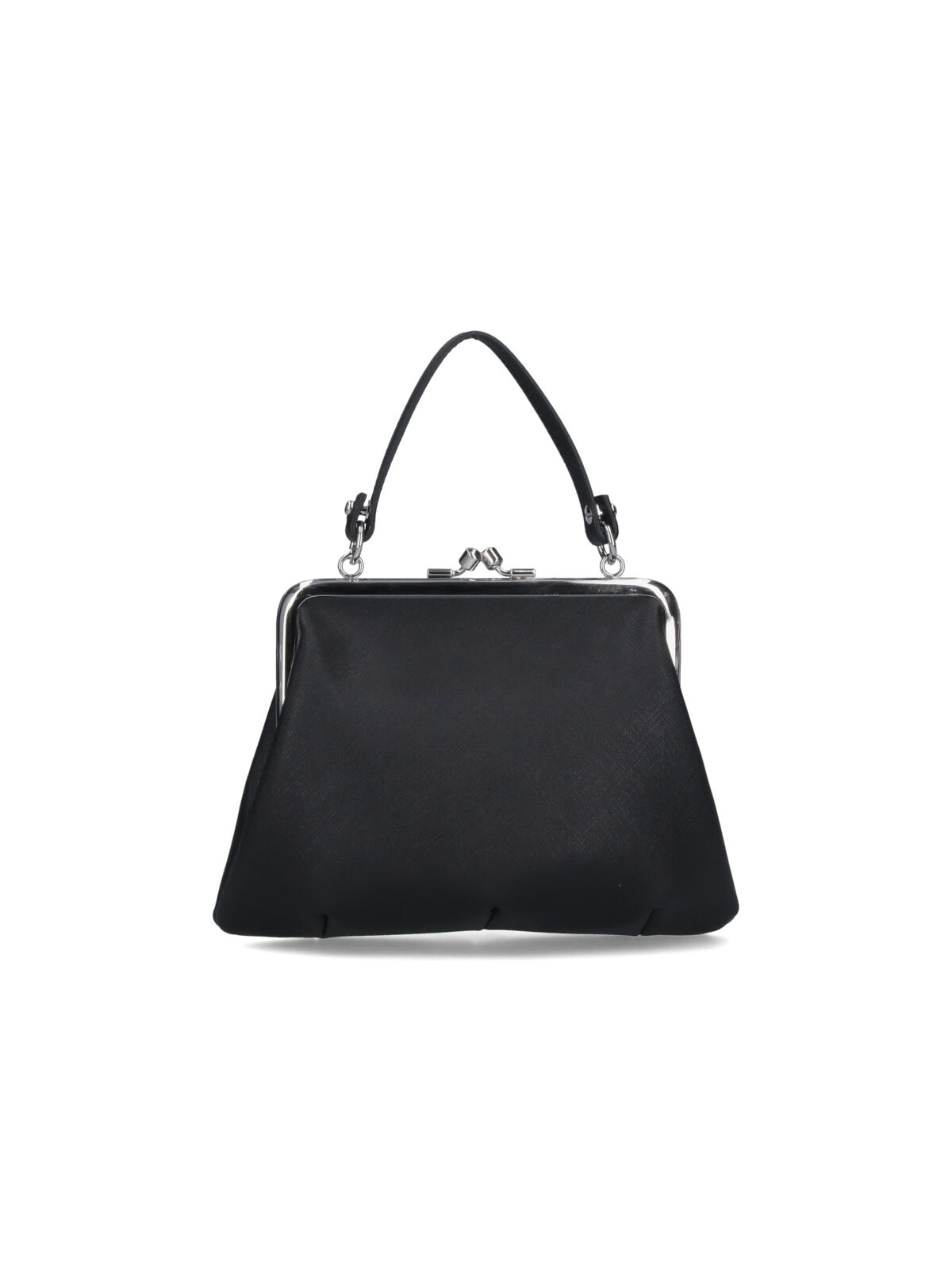 Vivienne Westwood Logo Plaque Chained Tote Bag In Black