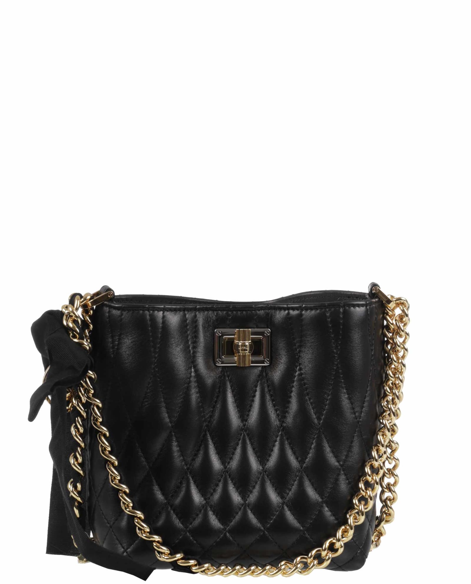 Lanvin Black Quilted Bag M