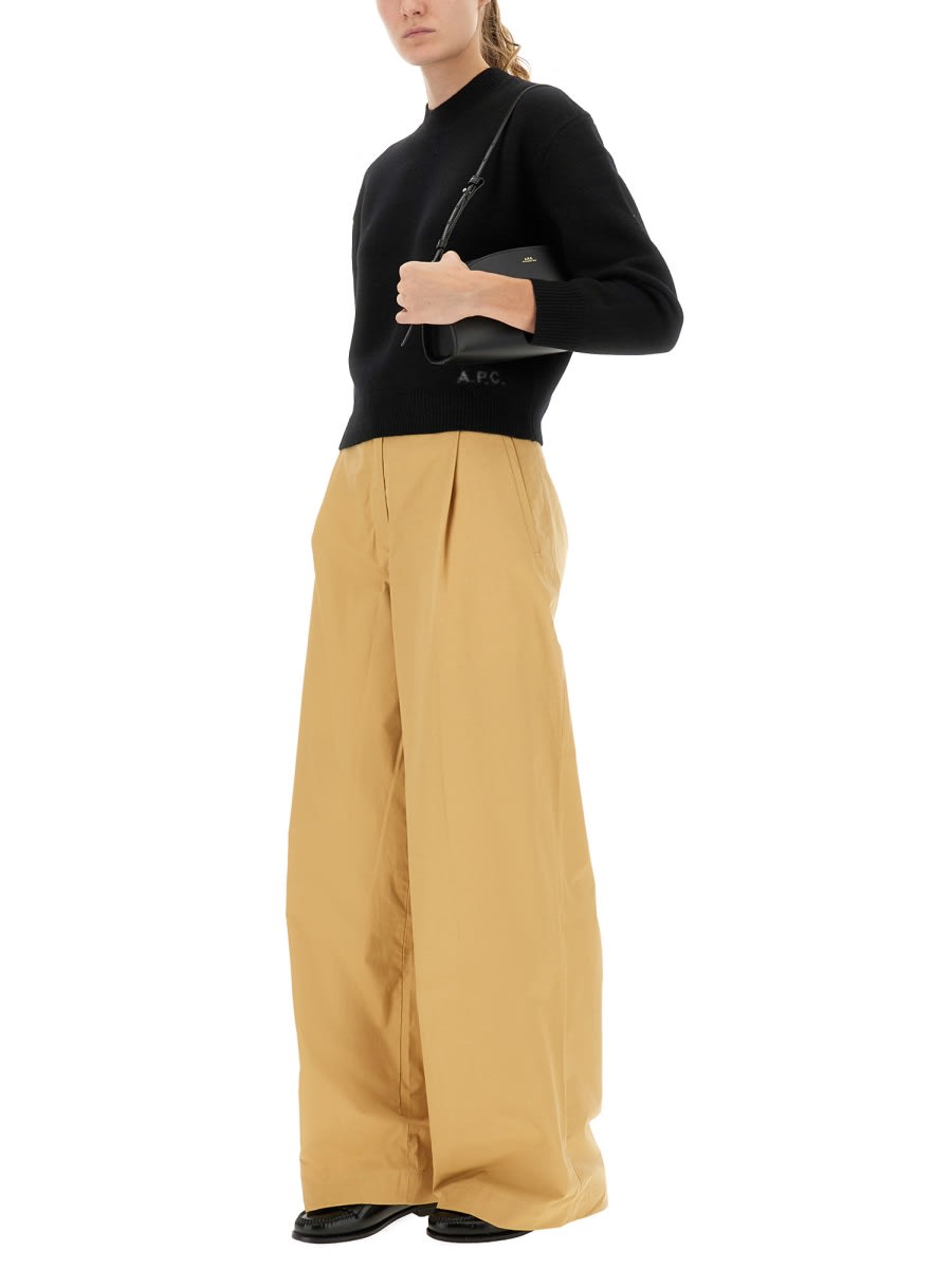 Apc A.p.c. Esther Knit Crew Neck In Black