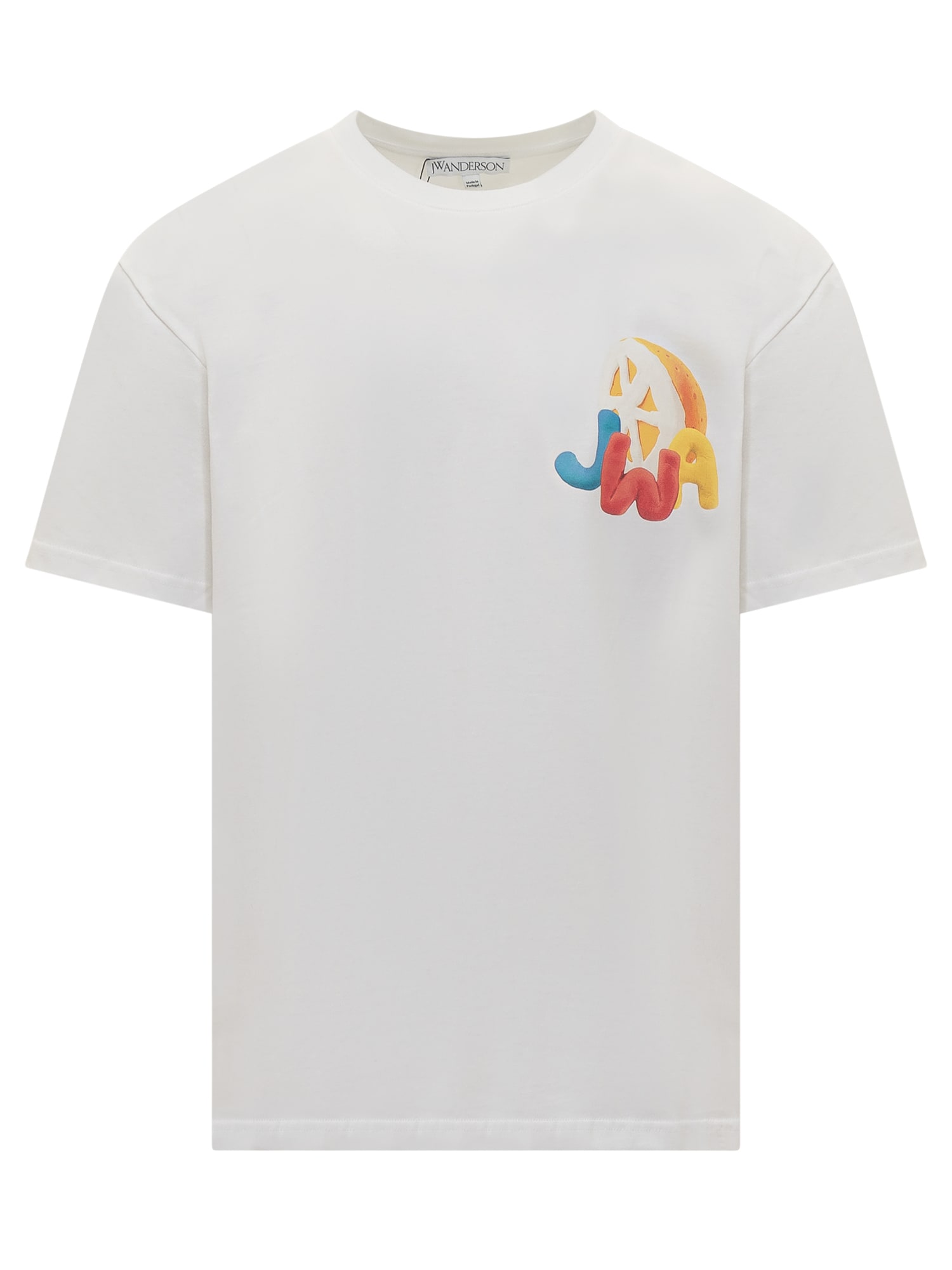 Shop Jw Anderson Digital Fruits T-shirt In White