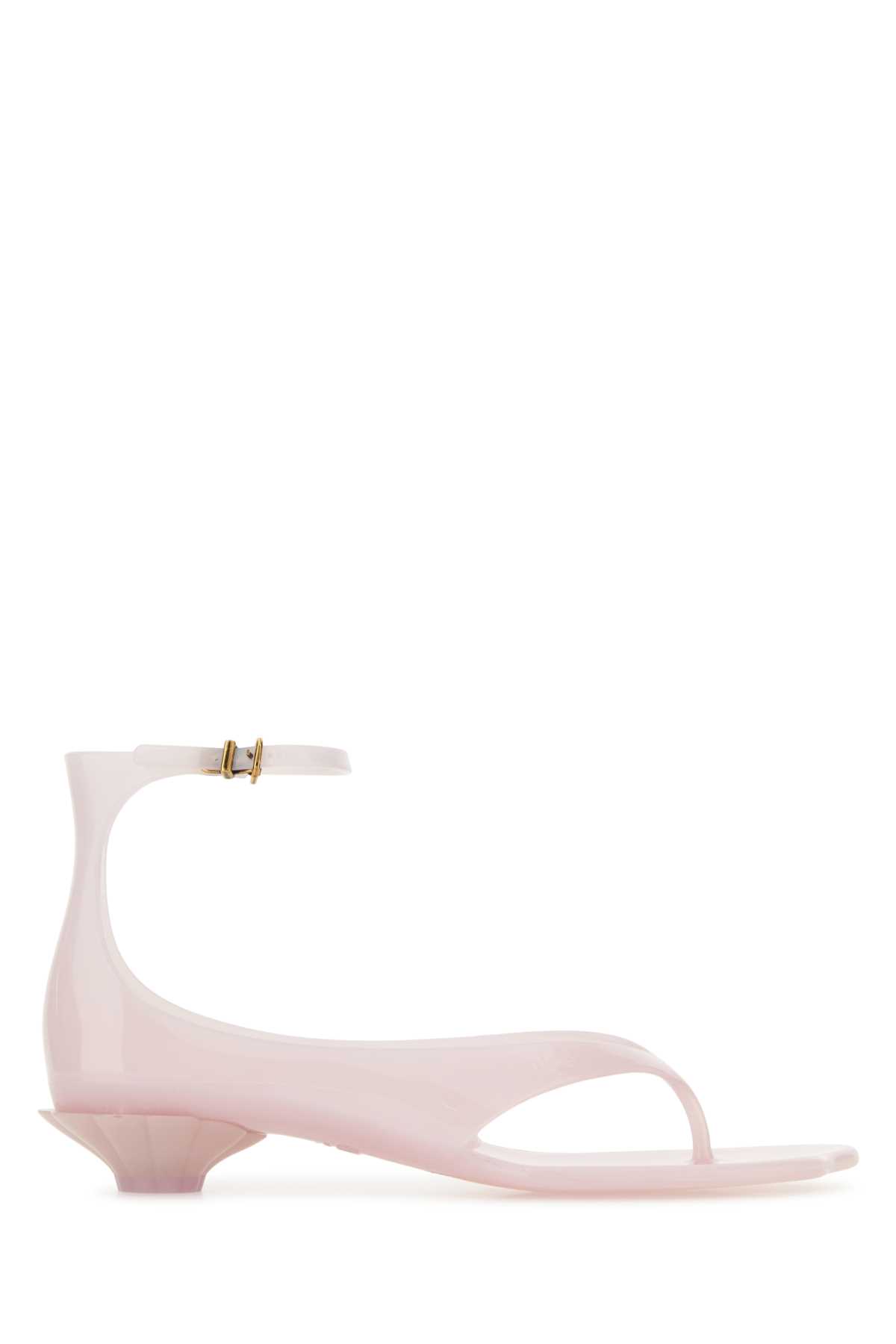 Chloé Pastel Pink Tpu Chloã© Jelly Thong Sandals