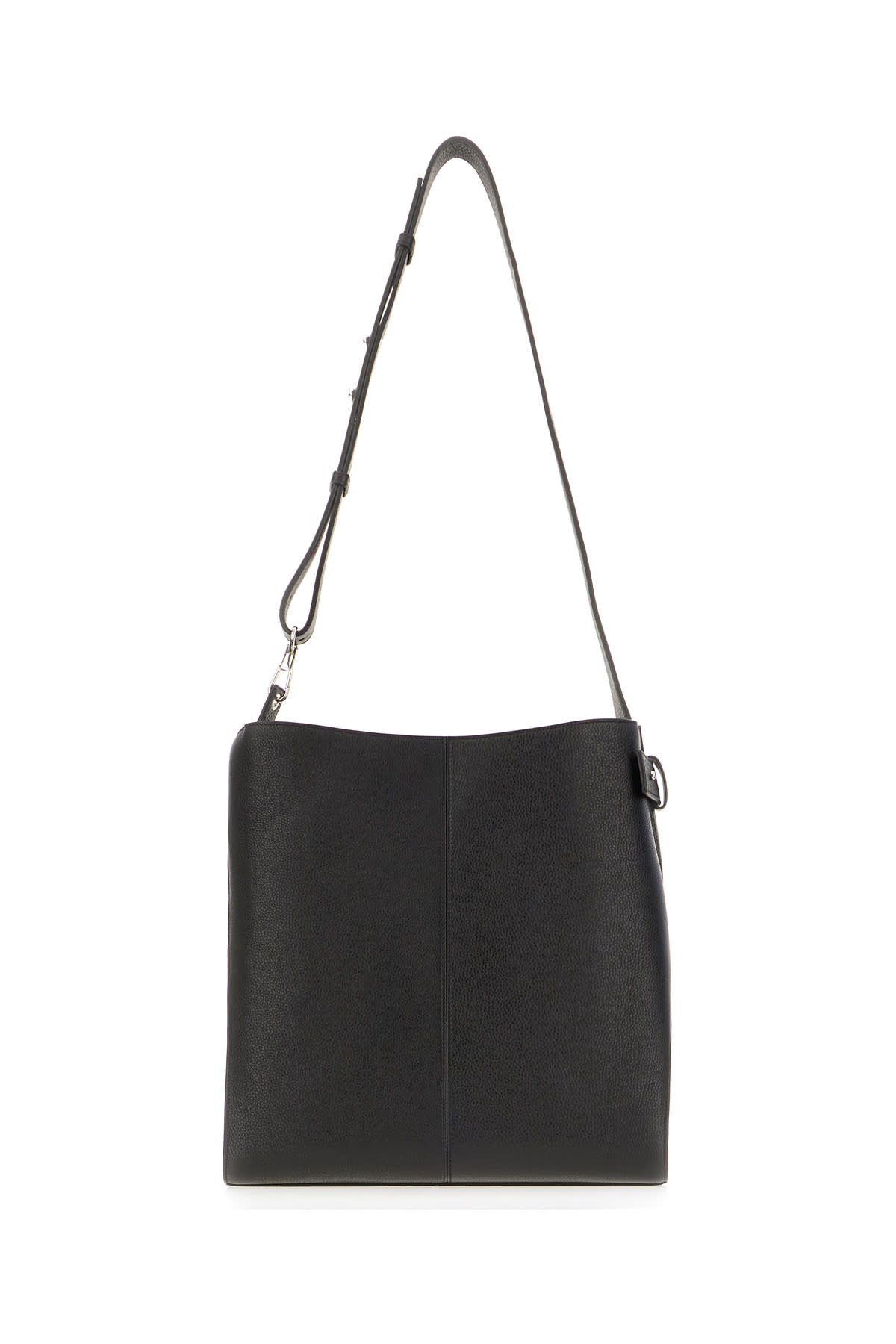Givenchy Black Leather Shopping Bag In Black