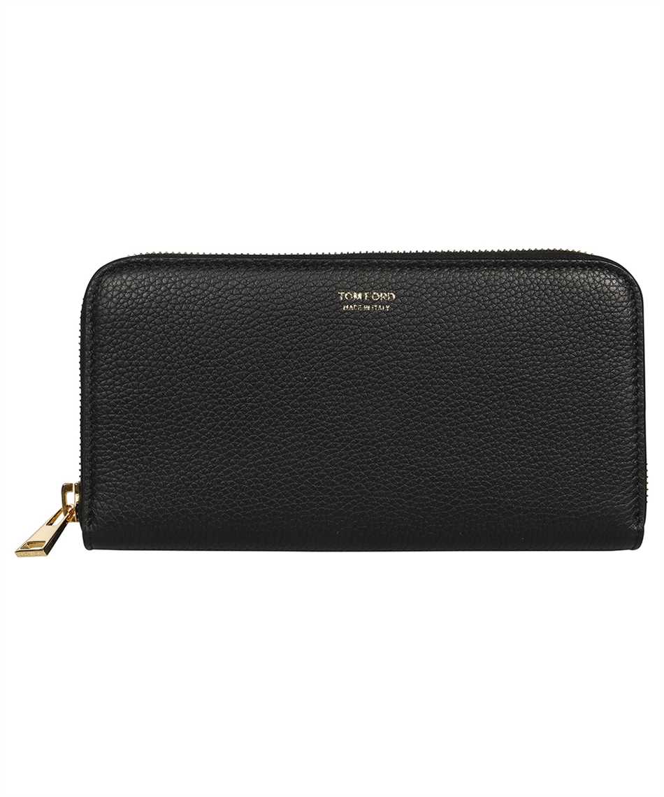 TOM FORD LEATHER ZIPAROUND WALLET