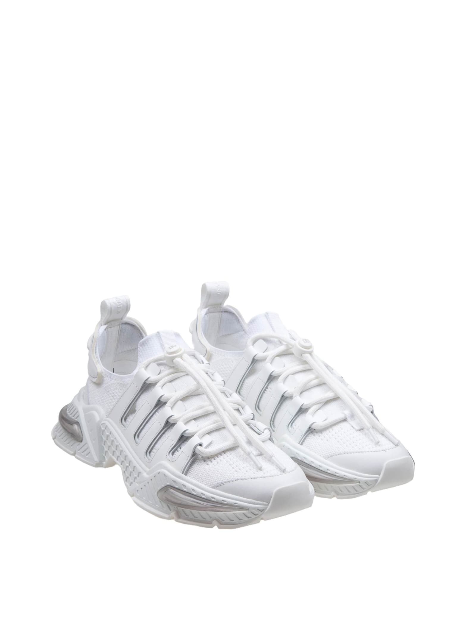 Shop Dolce & Gabbana Airmaster Sneakers In White Nylon In White/white