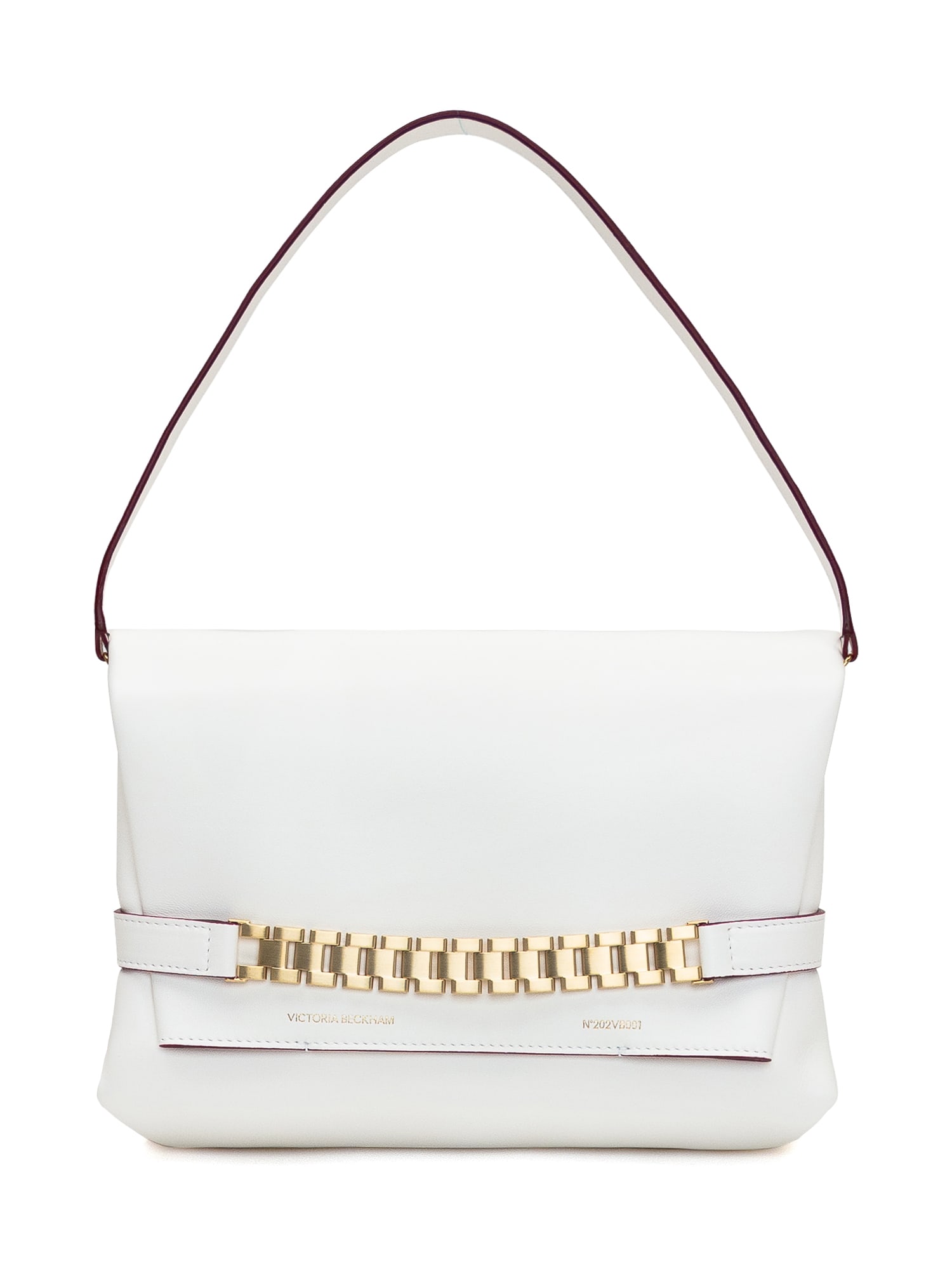 Victoria Beckham Bag With Chain In Bianco