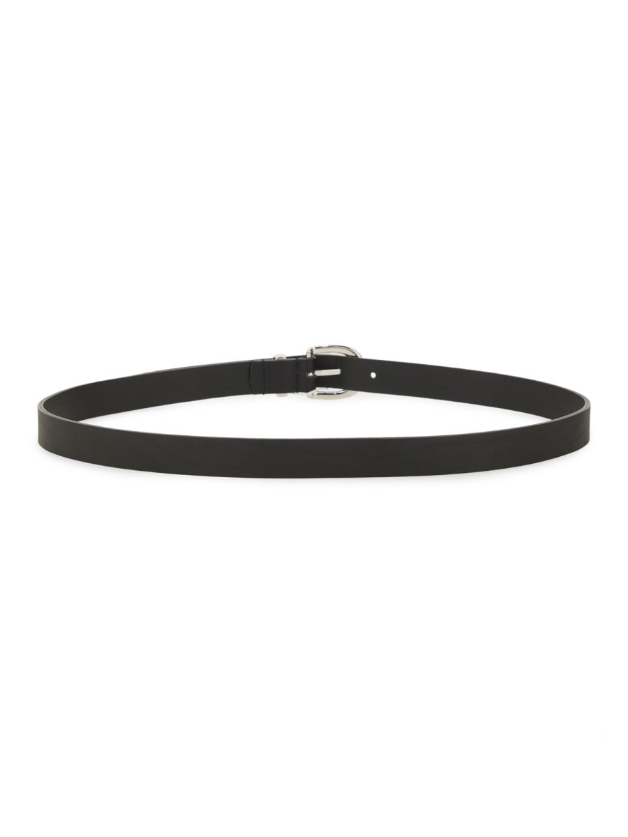 Sunflower Leather Belt In Black