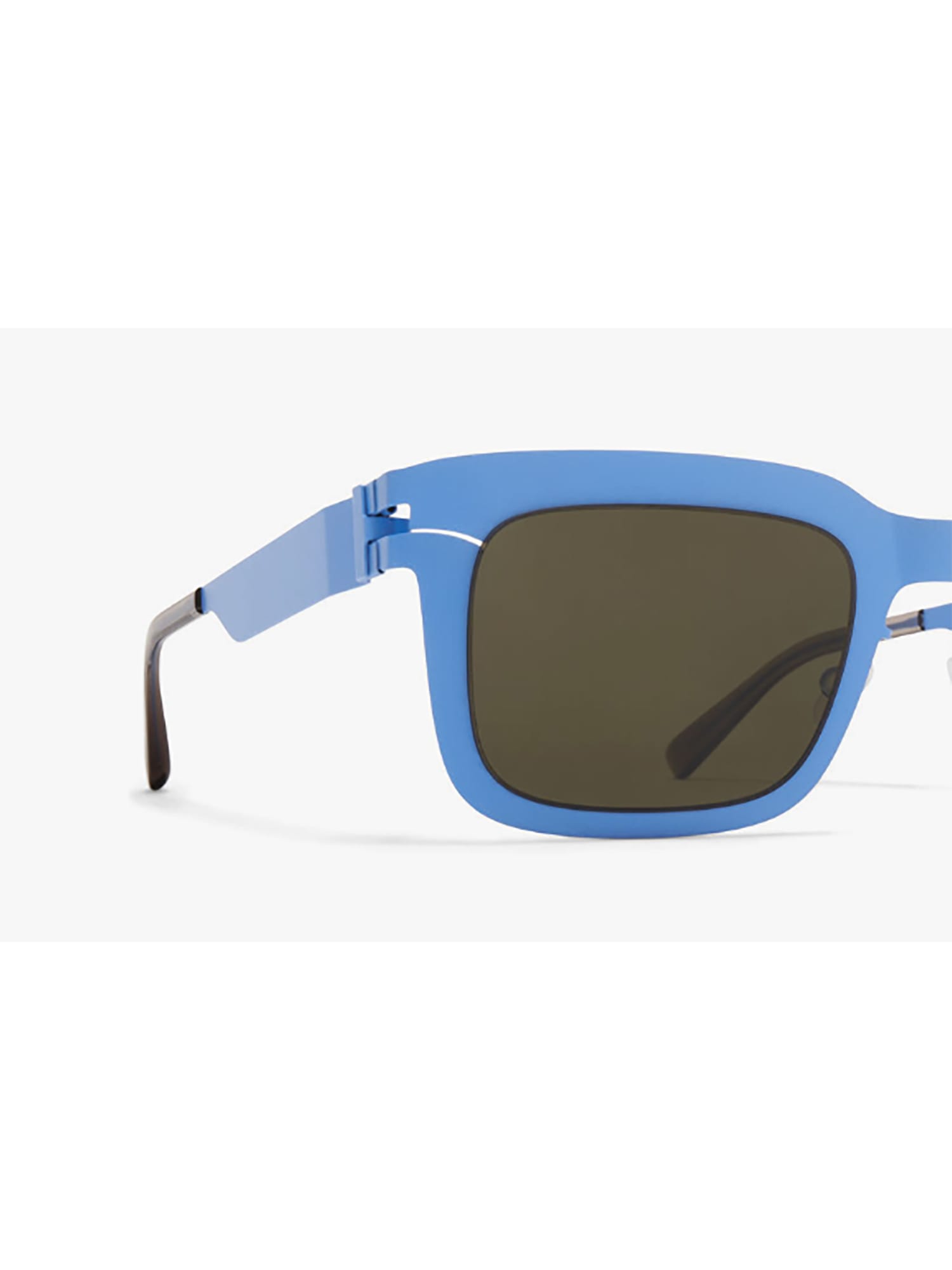 Shop Mykita Norfolk Sunglasses In Light Blue Rawgreen