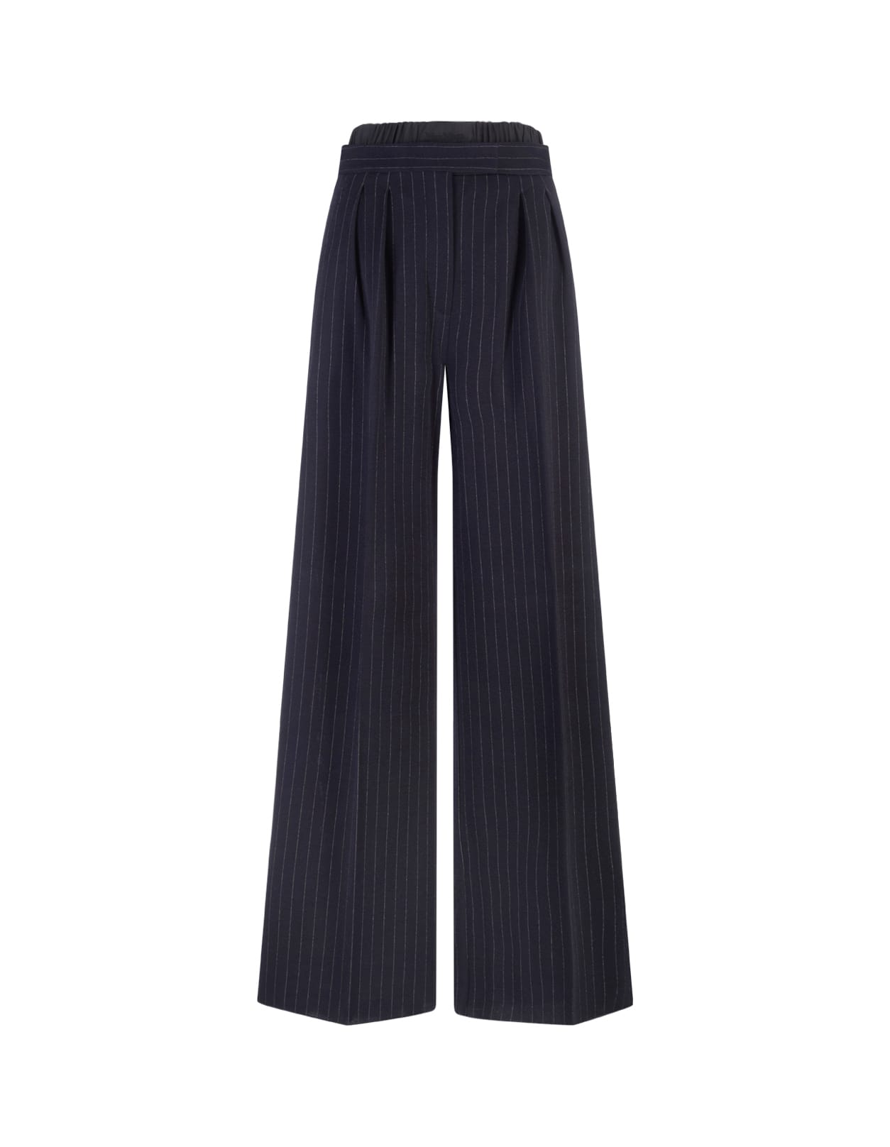 Max Mara Blue Piroghe Trousers In Blue