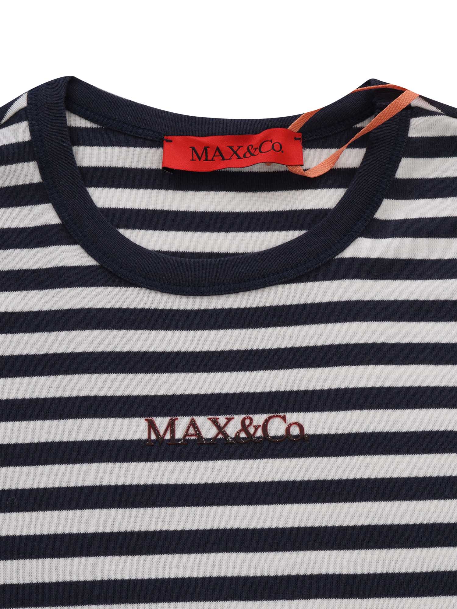 Shop Max&amp;co. Black Striped T-shirt