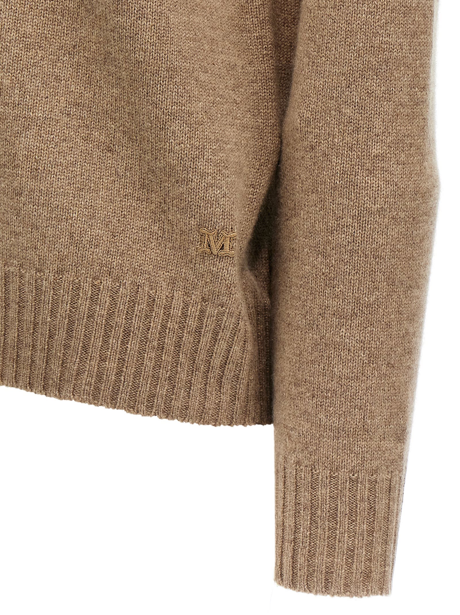 Shop Max Mara Viglio Sweater In Brown