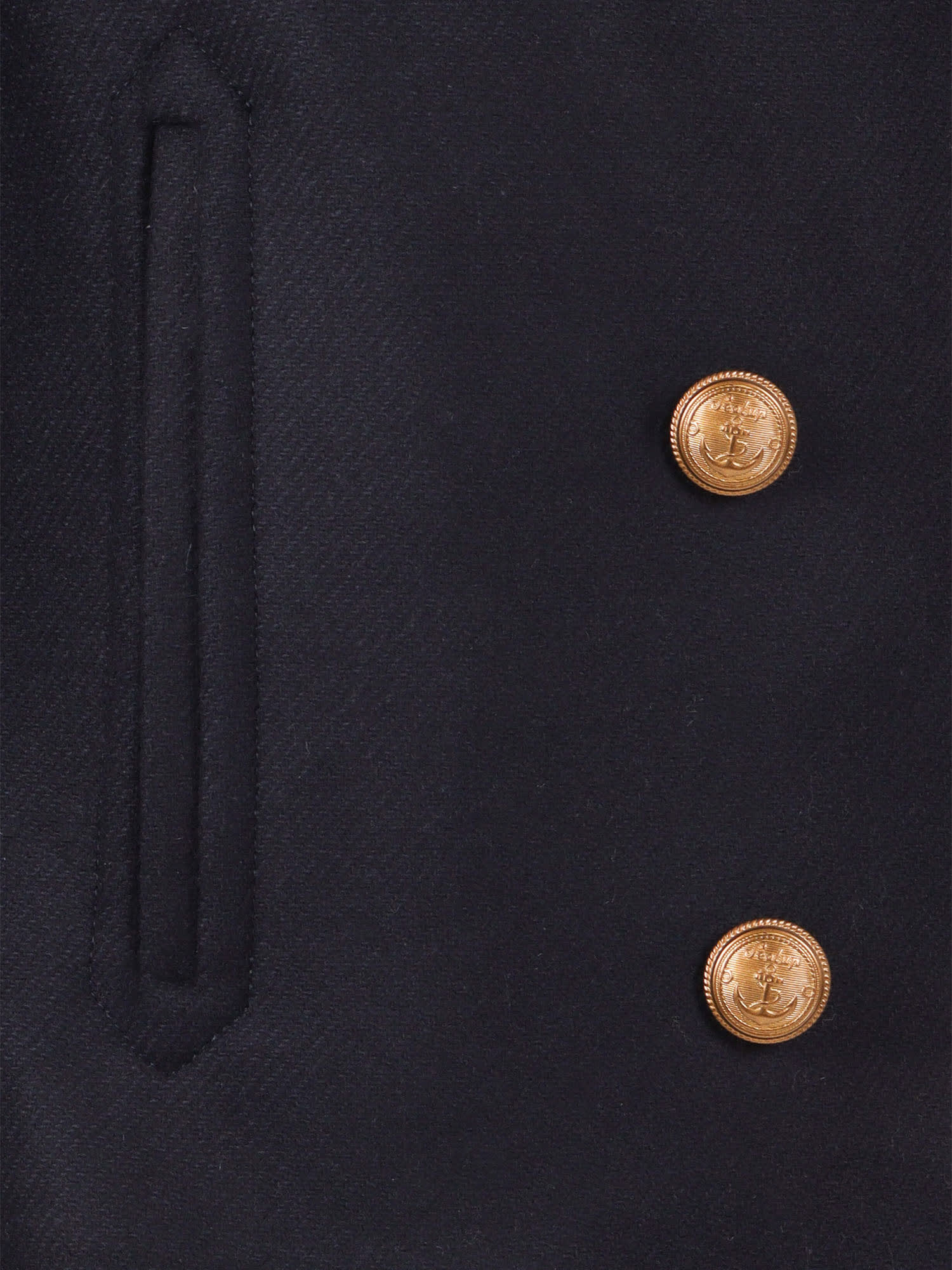 Sealup Amalfi Buttoned Peacoat In Blue