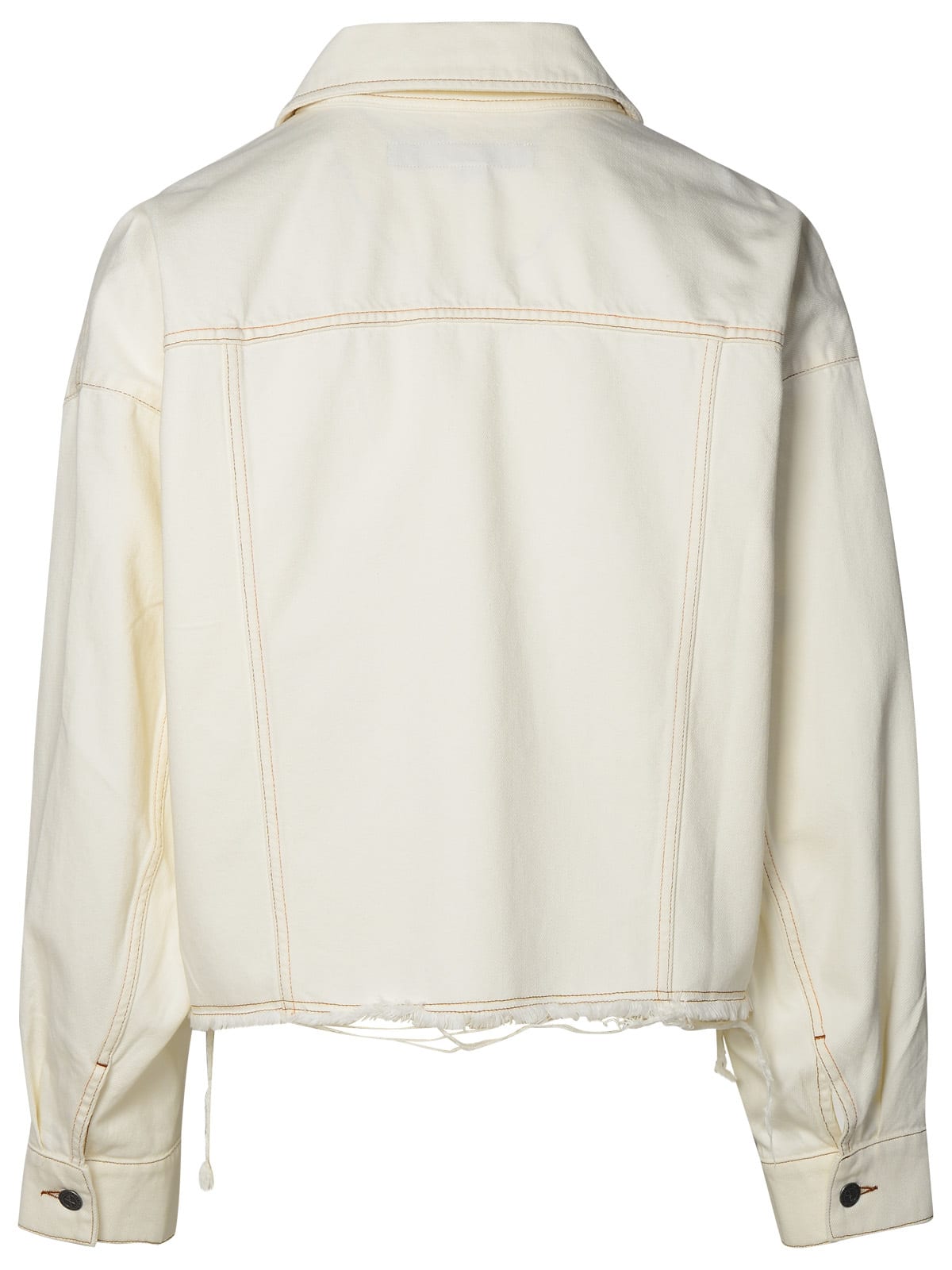 Shop Apc Ivory Cotton Jacket In Avorio
