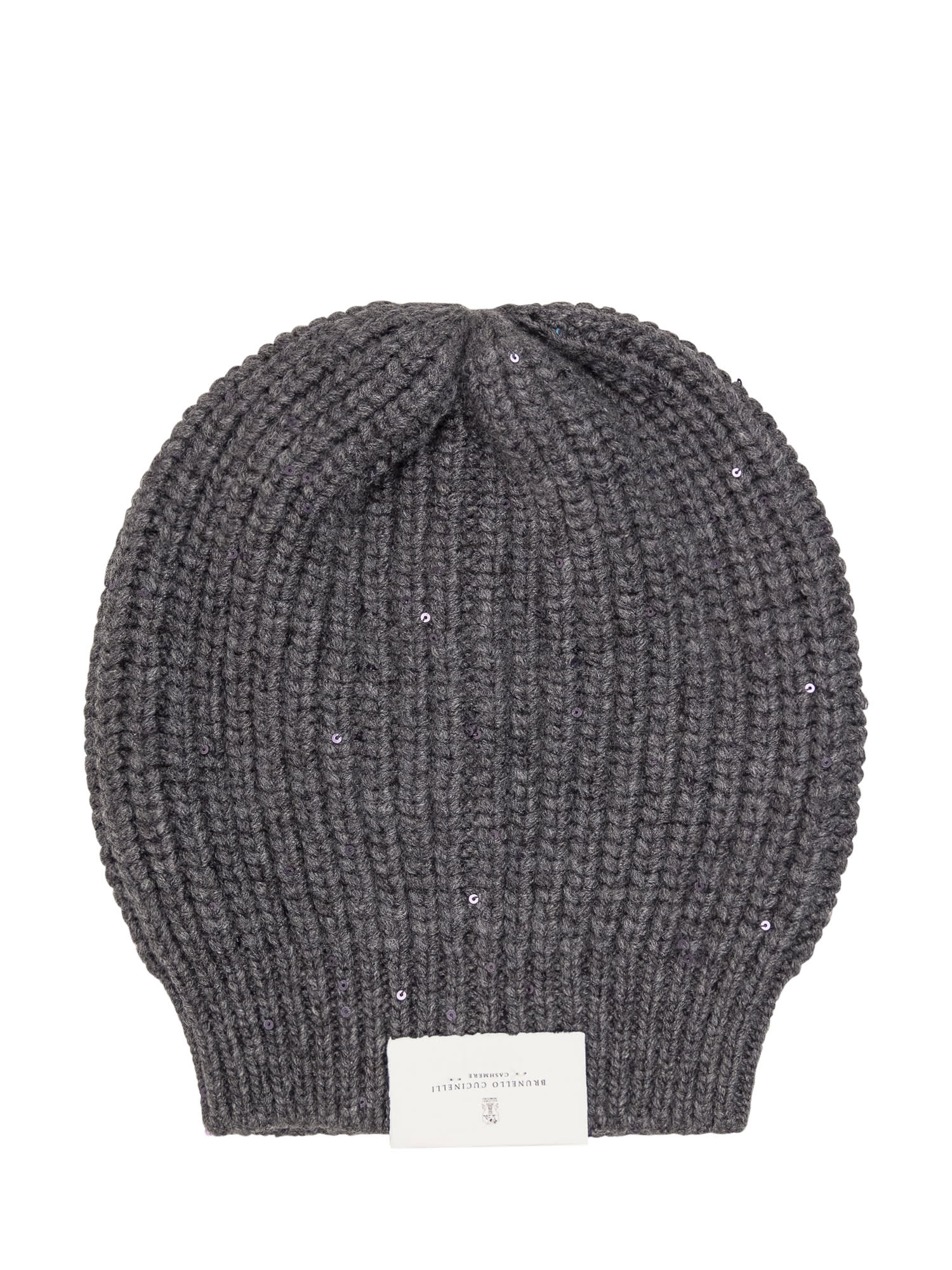 Shop Brunello Cucinelli Papalina Cap In Piombo