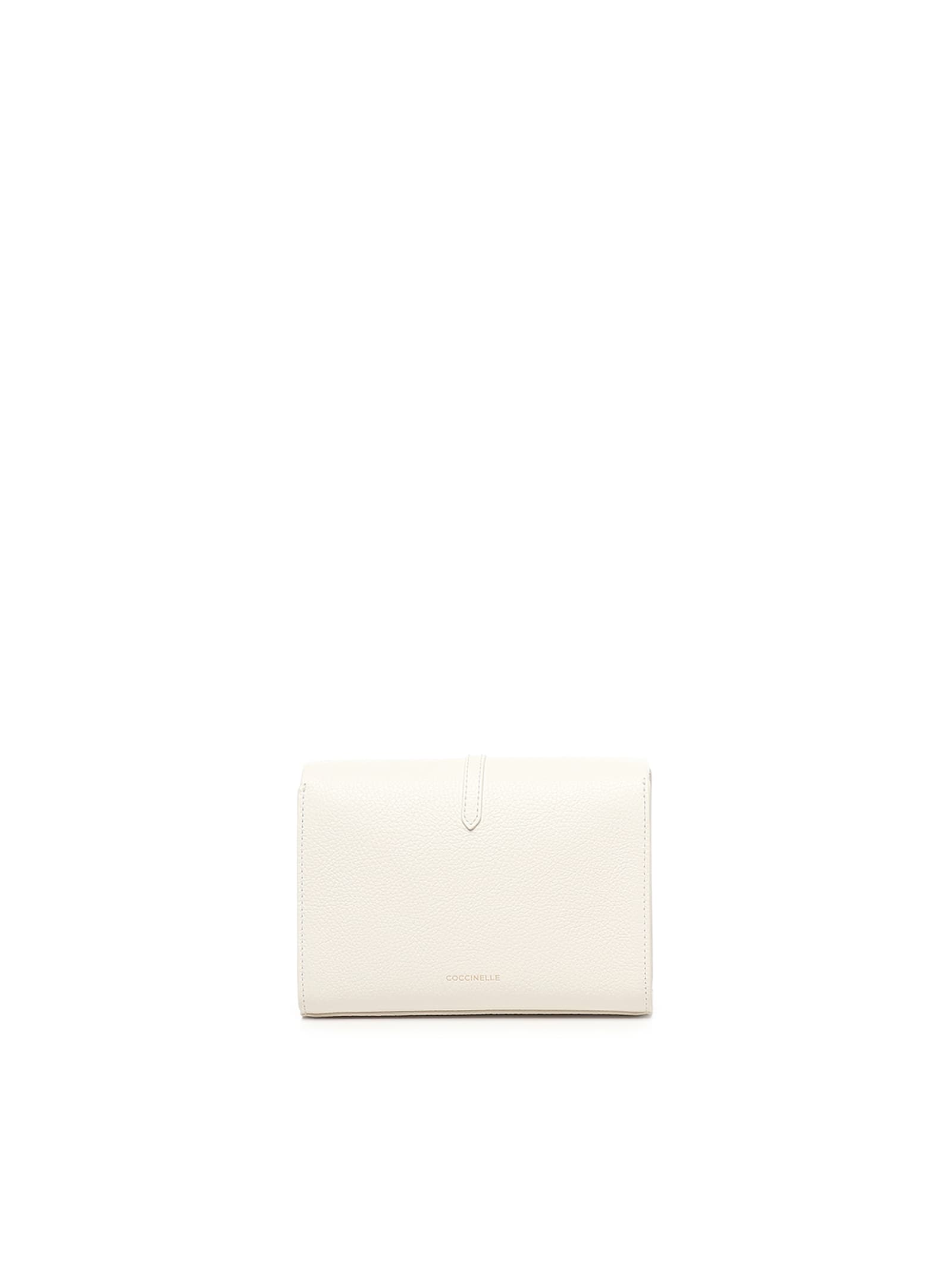 Coccinelle Dorian Shoulder Bag In White