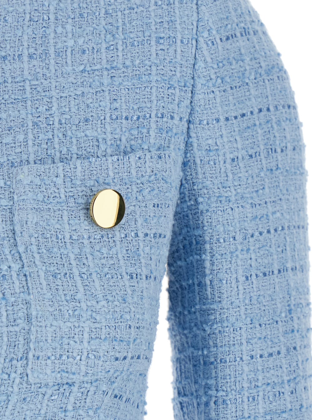 Tagliatore 'beverly' Light-blue Jacket With Metal Buttons In Light Blue