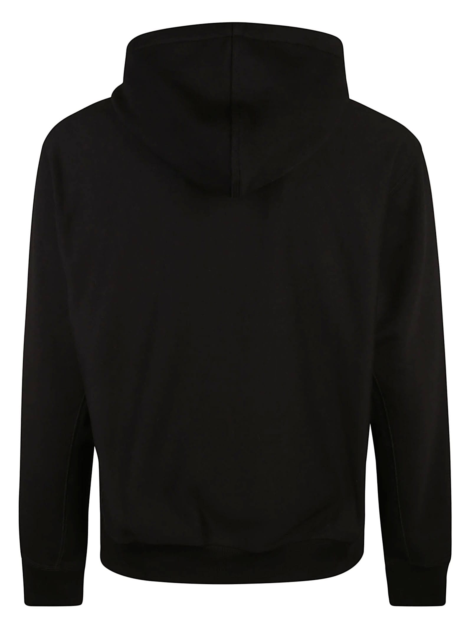 Carhartt Hooded American Script Sweat In Black