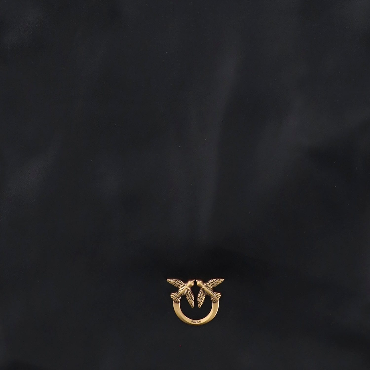 Pinko Square Leather Bag With Logo