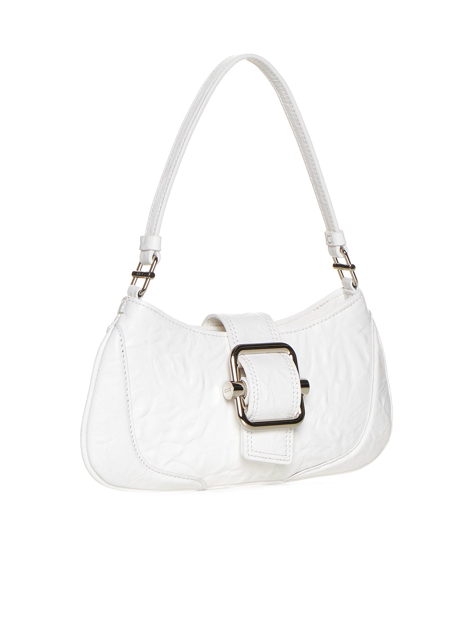 Shop Osoi Shoulder Bag In Crinkle White