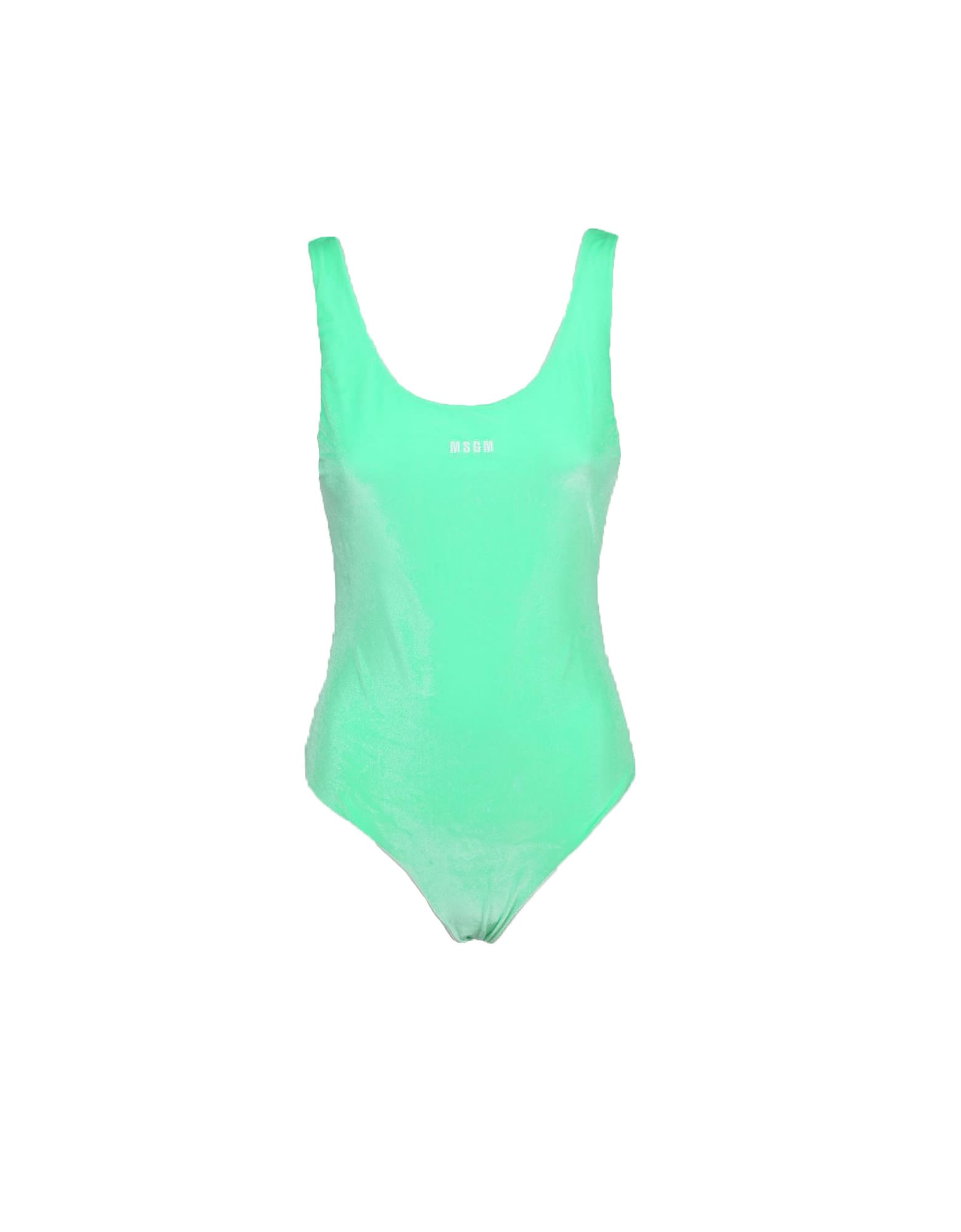 Msgm Womens Green Swimsuit