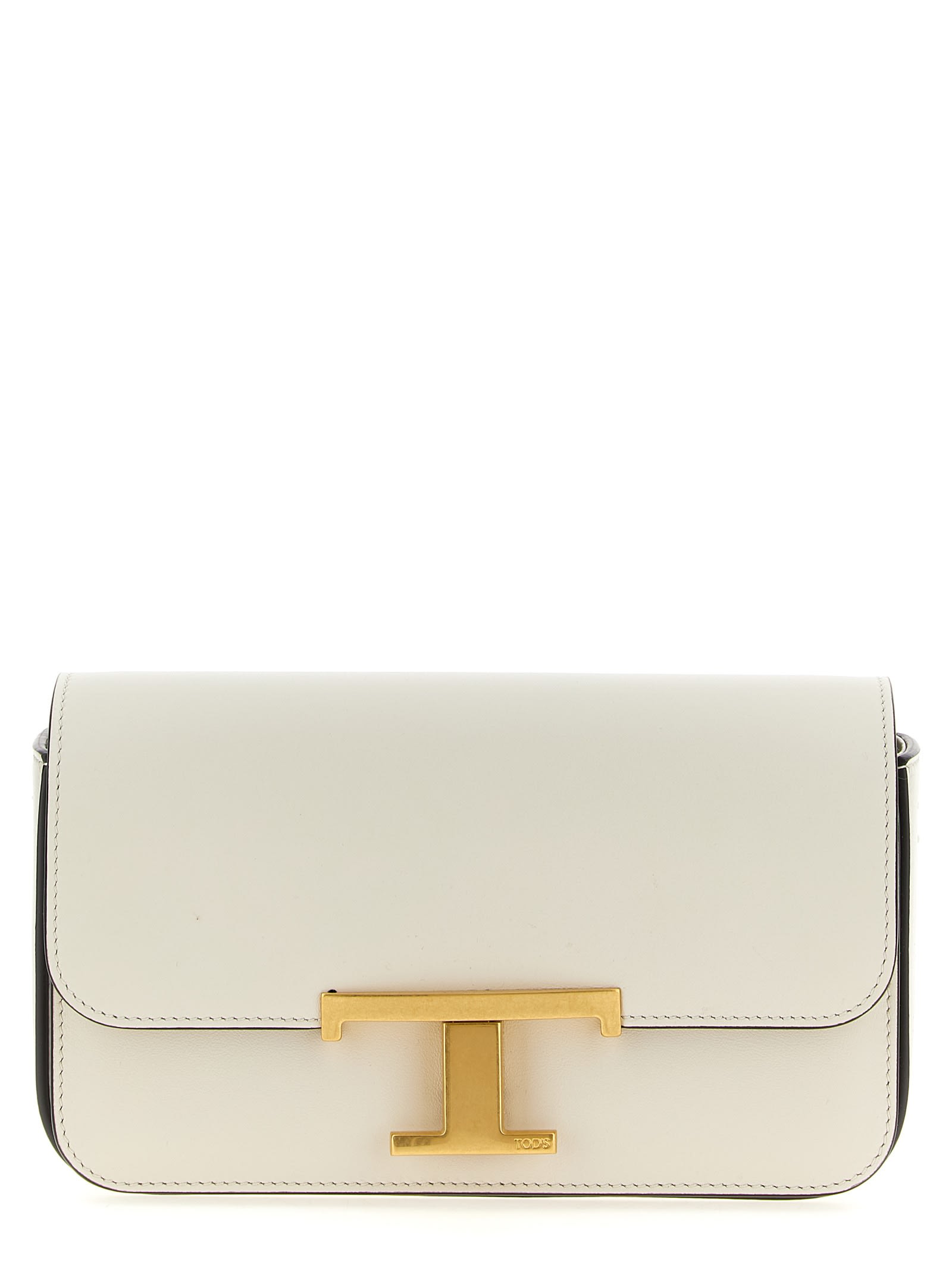 Tod's Micro T-timeless Crossbody Bag In Sand
