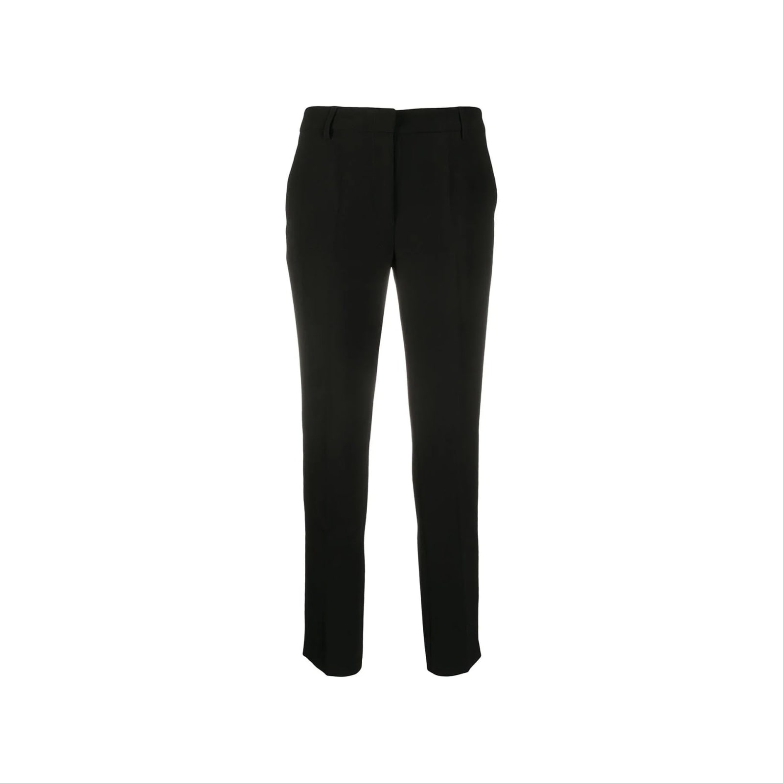 Shop Blanca Vita Cropped Trousers In Black