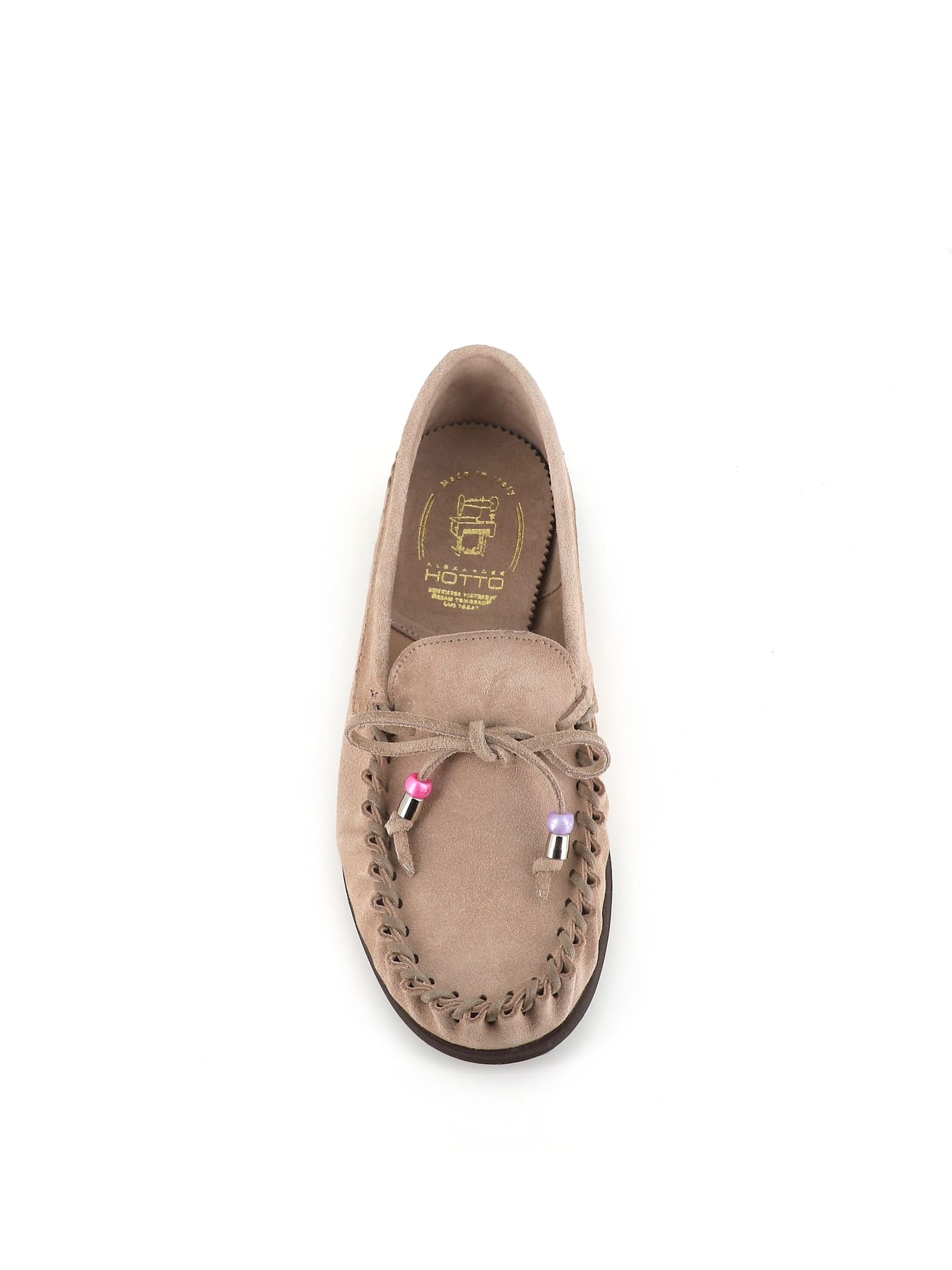 Alexander Hotto Moccasin-style Loafers In Beige