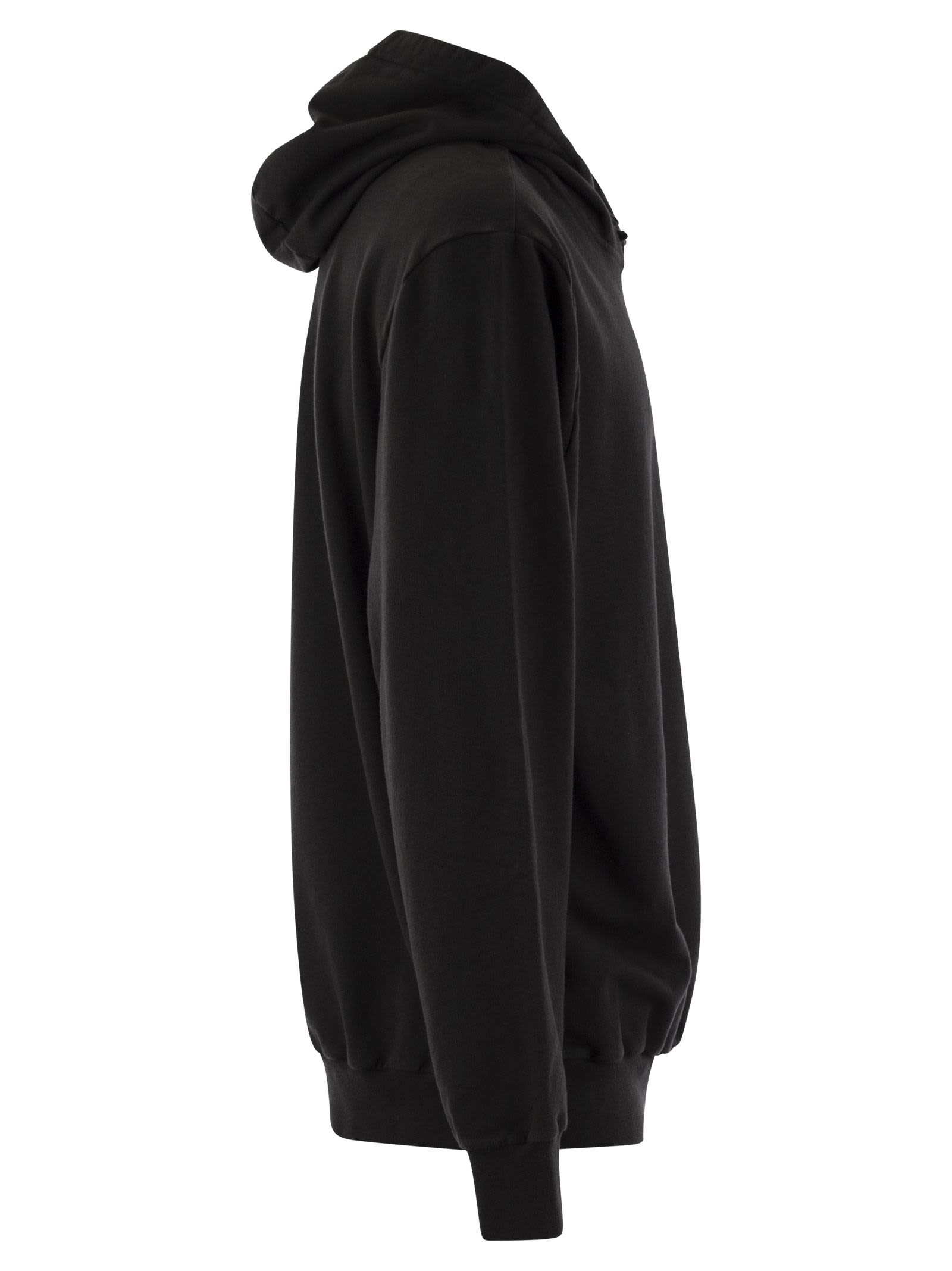 Shop Premiata Sweatshirt Pr352230 With Hood In Black
