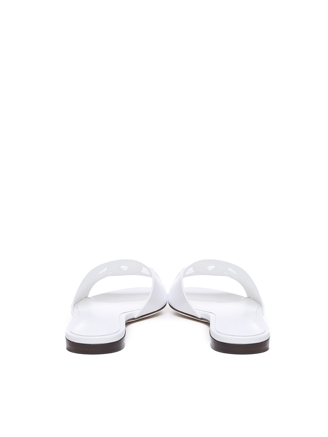 Shop Dolce & Gabbana Slide With Logo In White