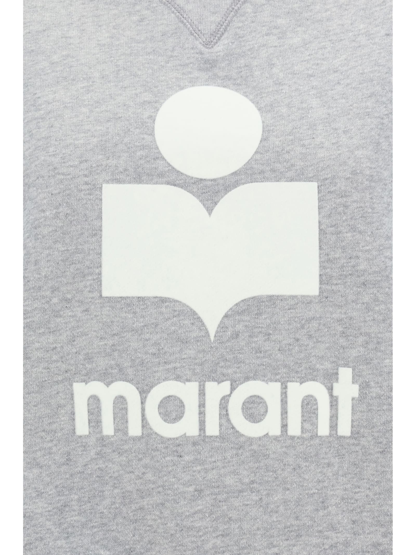 Shop Marant Etoile Moby Sweatshirt In Grey