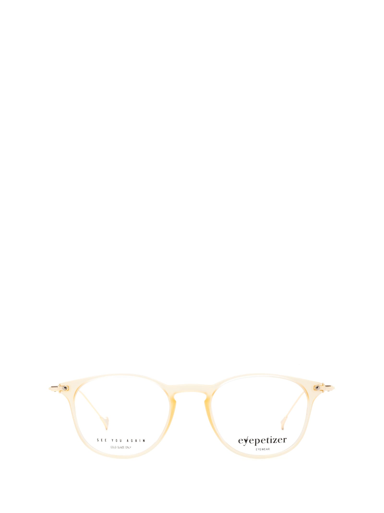 Shop Eyepetizer Dan Optical Matte Honey Glasses