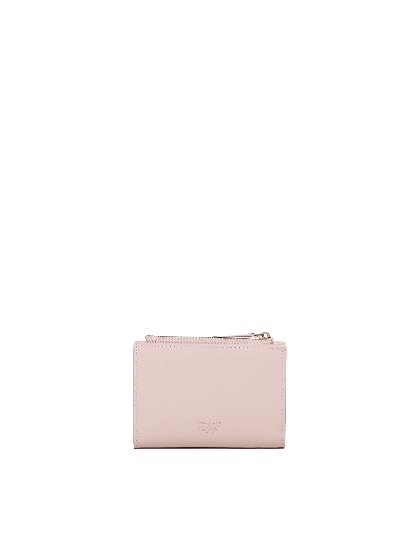 Shop Pinko Wallet With Front Pocket In Pink