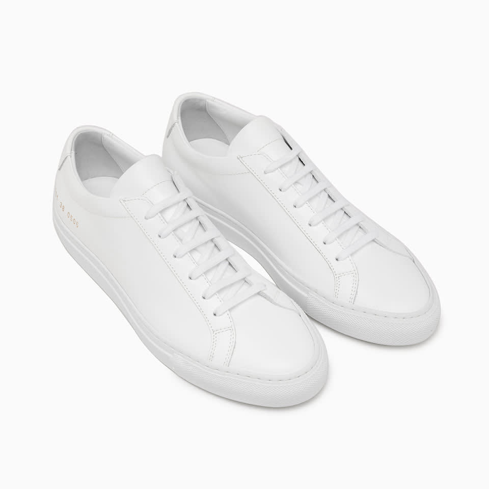Shop Common Projects Original Achilles Low Sneakers 3701 In White