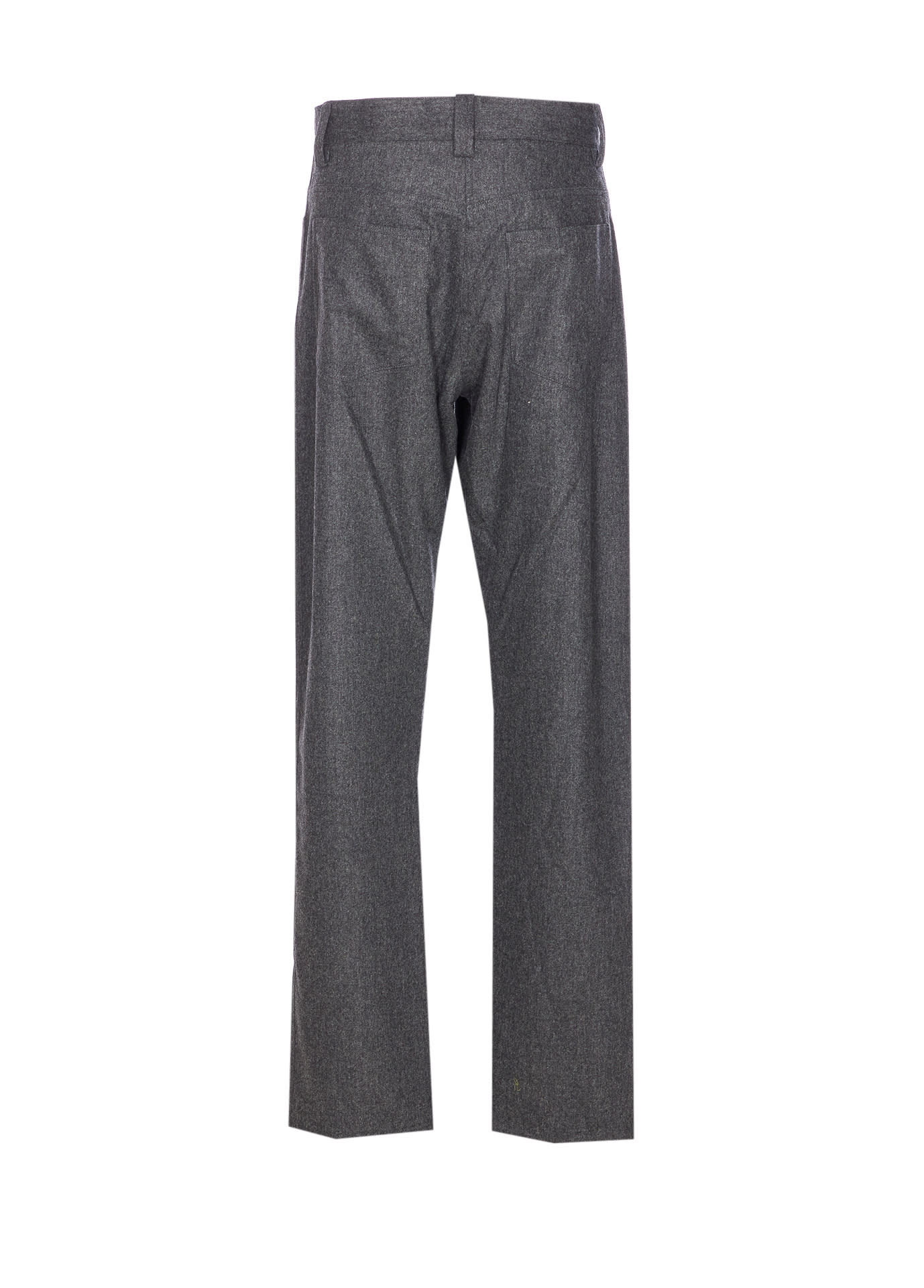 Khaite Belt-loops Trousers In Gray