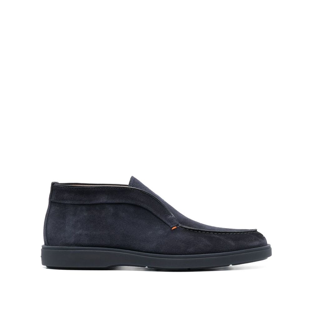 Shop Santoni Shoe In Blue