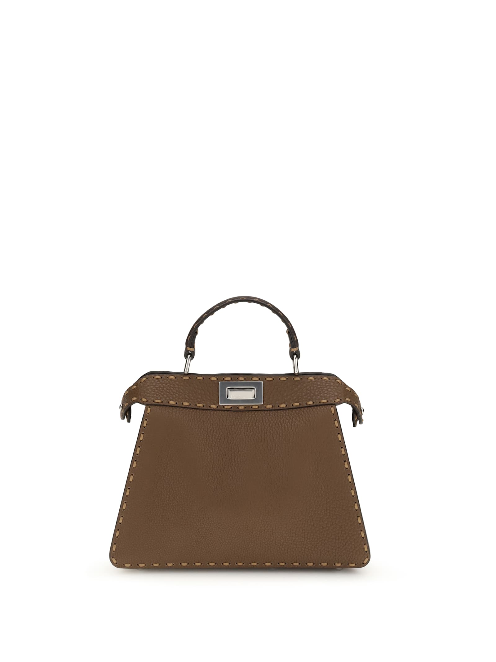 Fendi Peekaboo Iseeu Selleria Macro In Brown