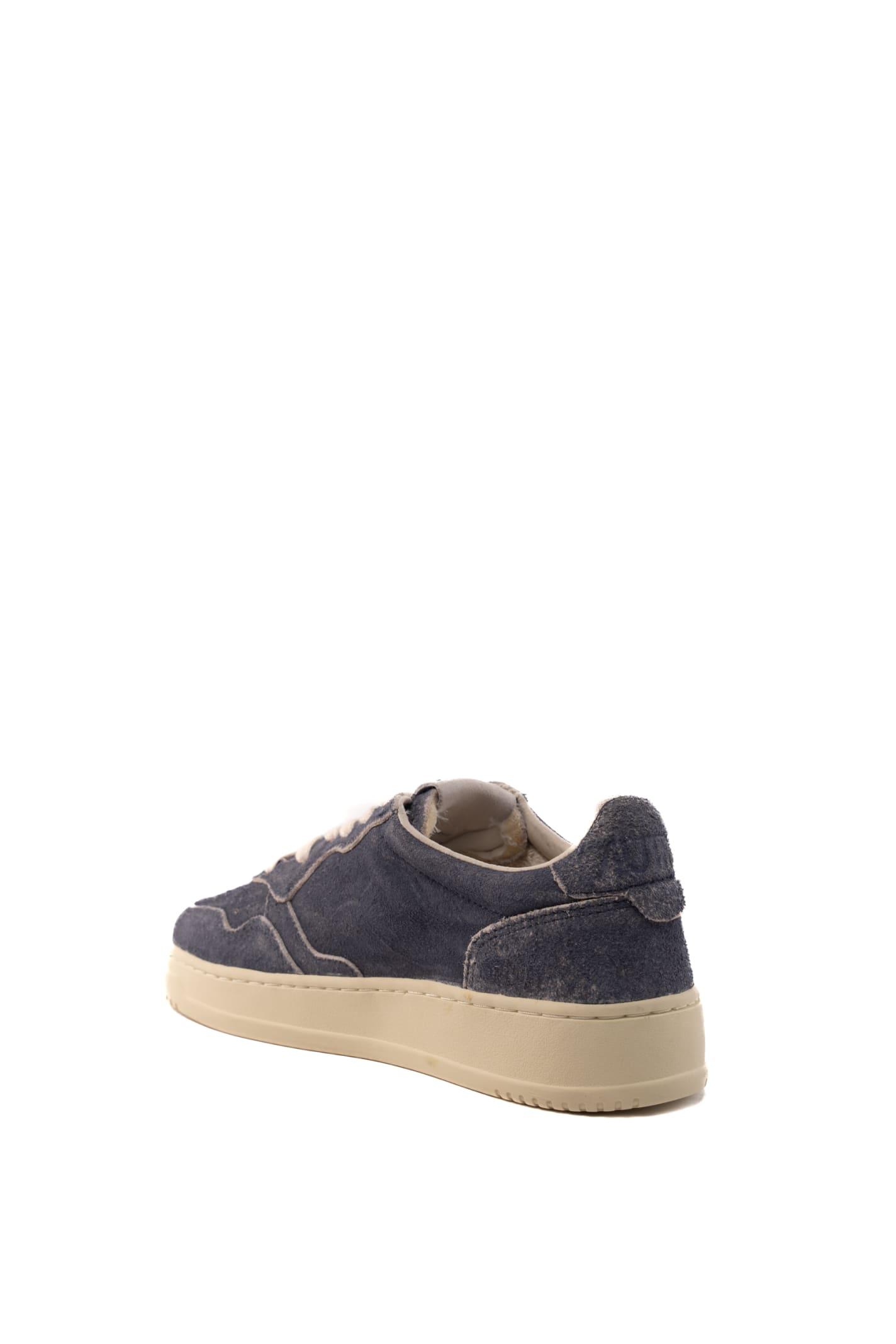 AUTRY AUTRY MEDALIST LOW SNEAKERS IN CHINA BLUE SUEDE 