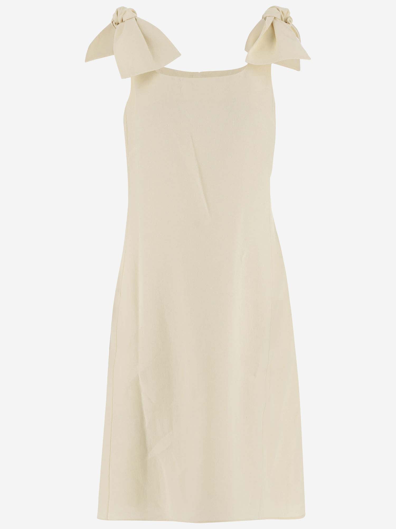 Chloé Linen Dress With Bows