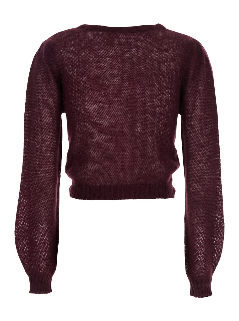 Twinset Maglia In Burgundy