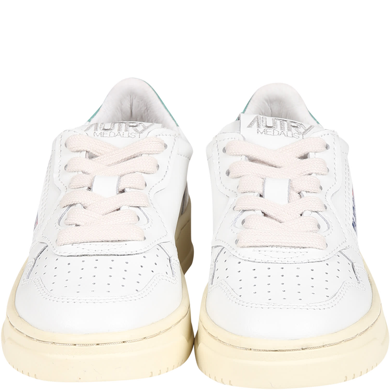 Shop Autry White Sneakers For Kids With Logo