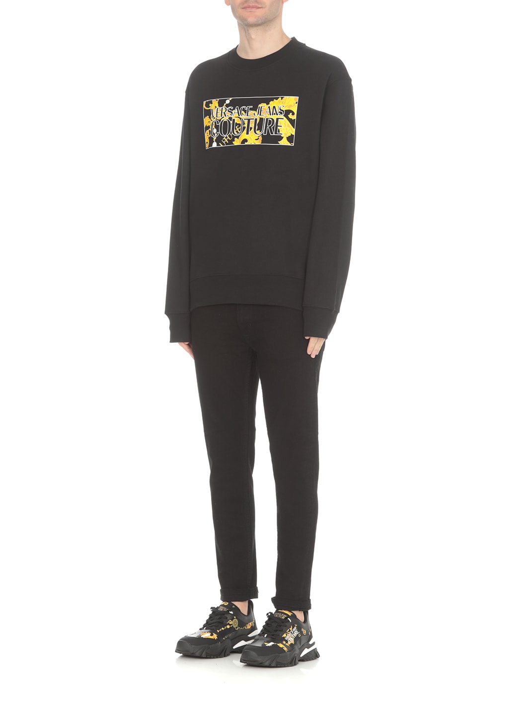 VERSACE JEANS COUTURE VERSACE CHAIN COUTURE SWEATSHIRT 