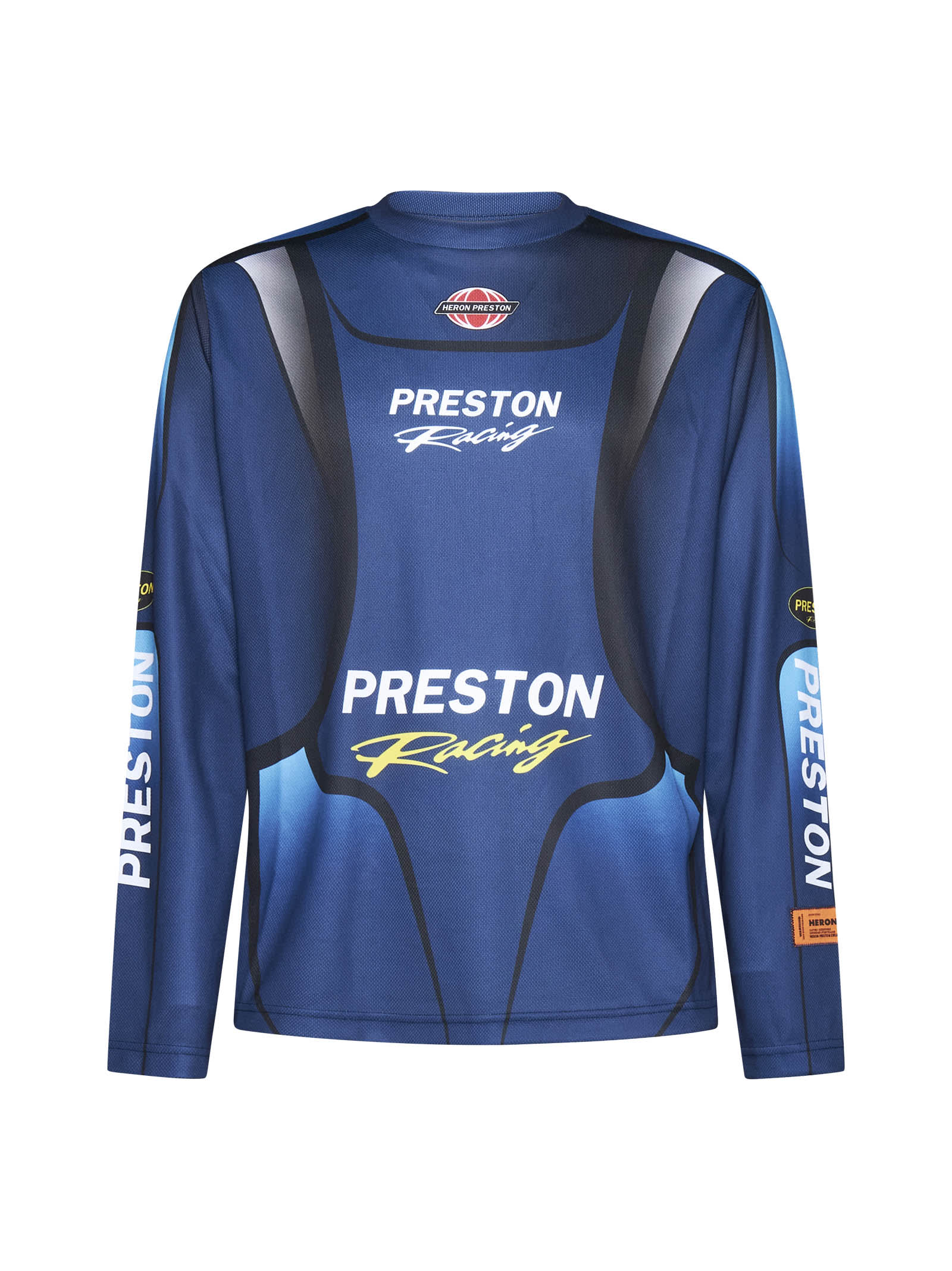Heron Preston T-shirt In Navy Light Blue