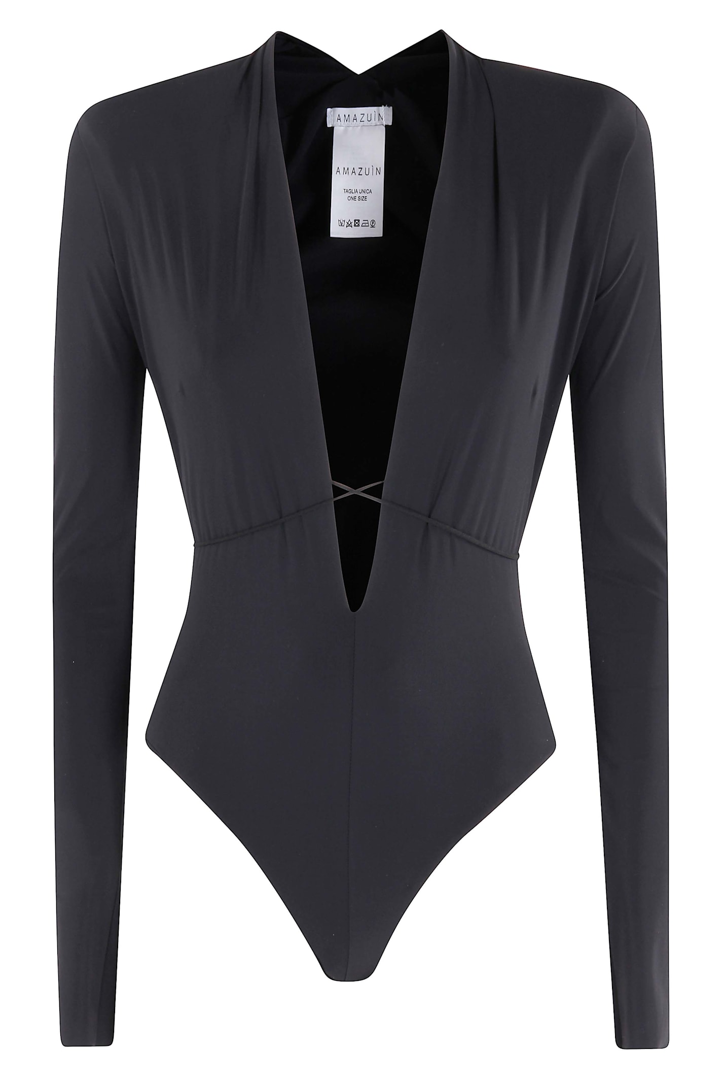 Amazuìn Long-sleeved Jumpsuit In Black