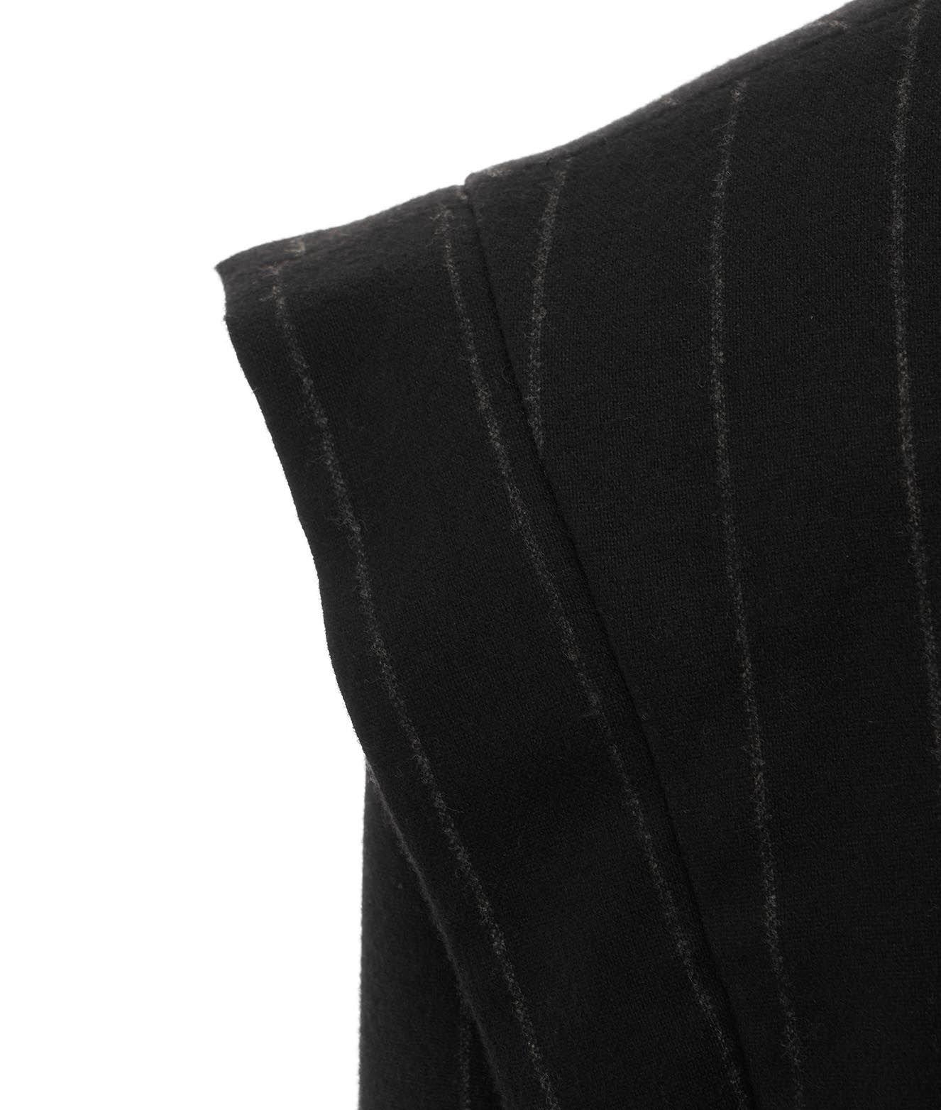 Versace Jeans Couture Pinstriped Double-breasted Tailored Blazer